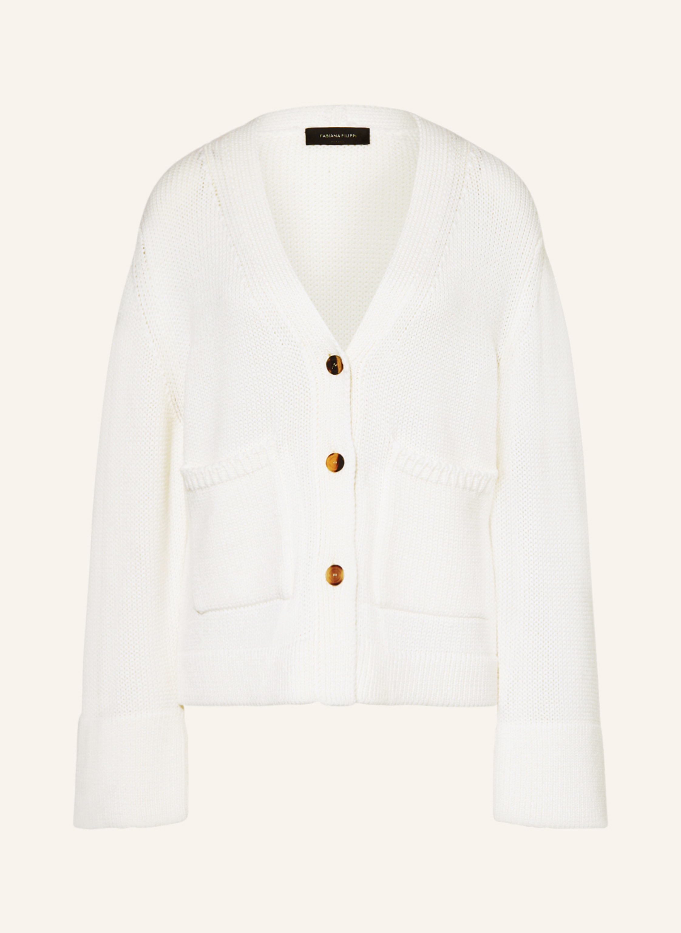 FABIANA FILIPPI Cardigan in merino wool in 25 