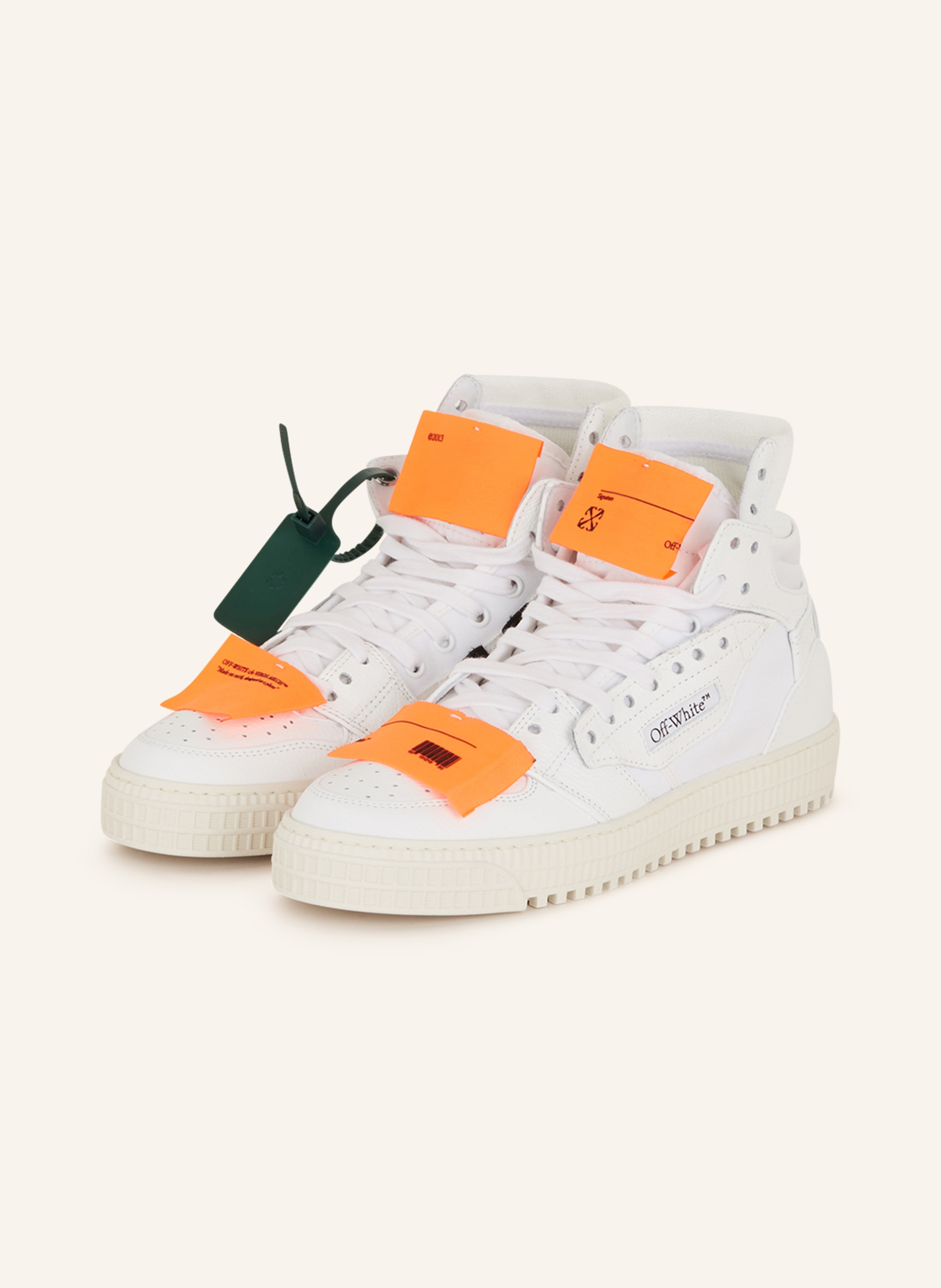 Off white off court high top trainers store