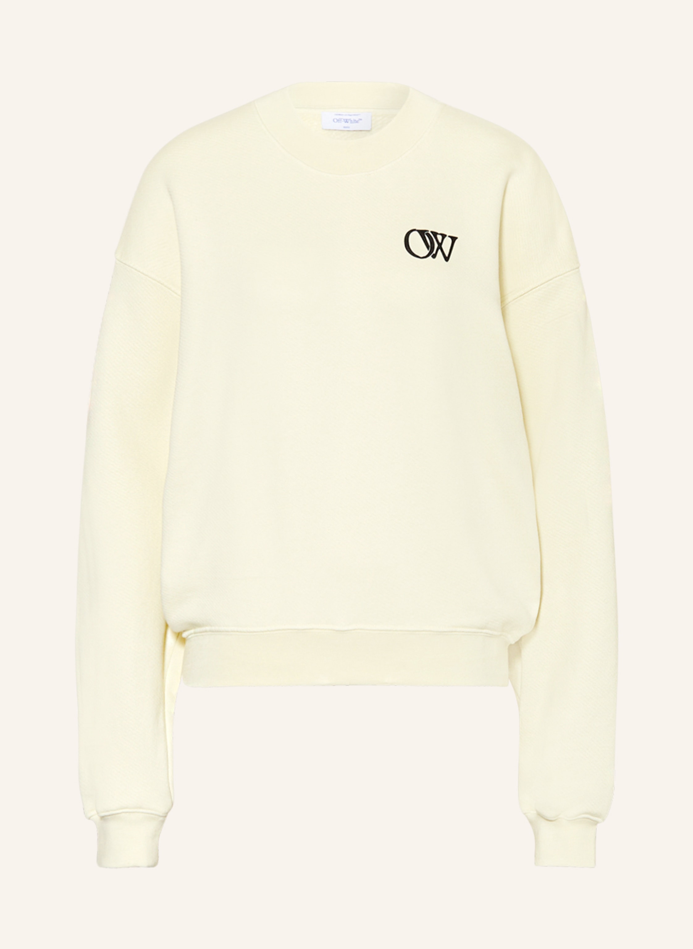 Off white oversized sweatshirt discount