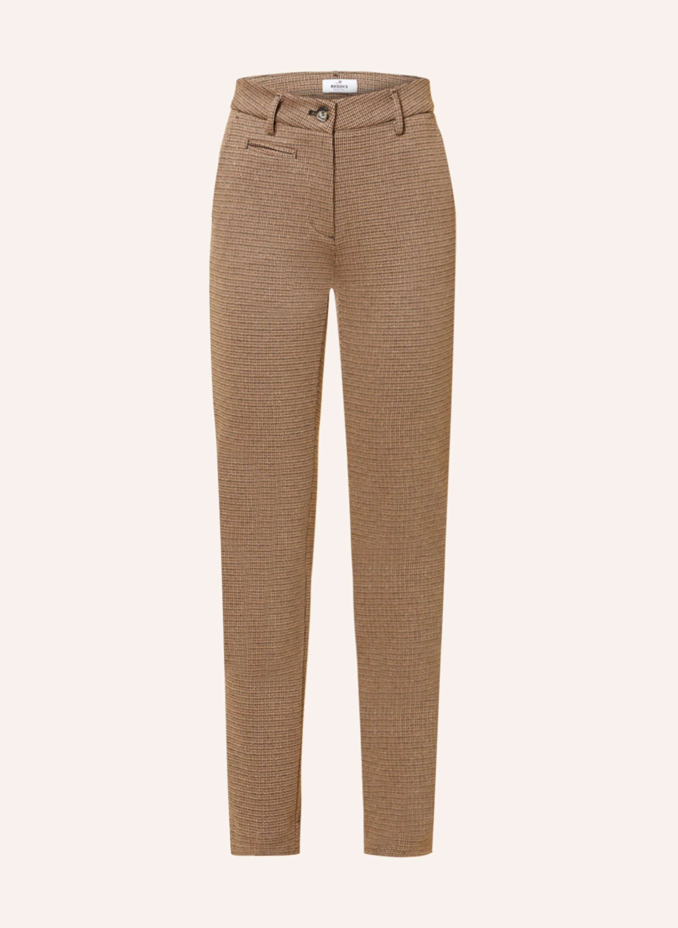 MASON S Chino Mit Glitzergarn In Beige Schwarz mason-s-chino-mit-glitzergarn-in-beige-schwarz