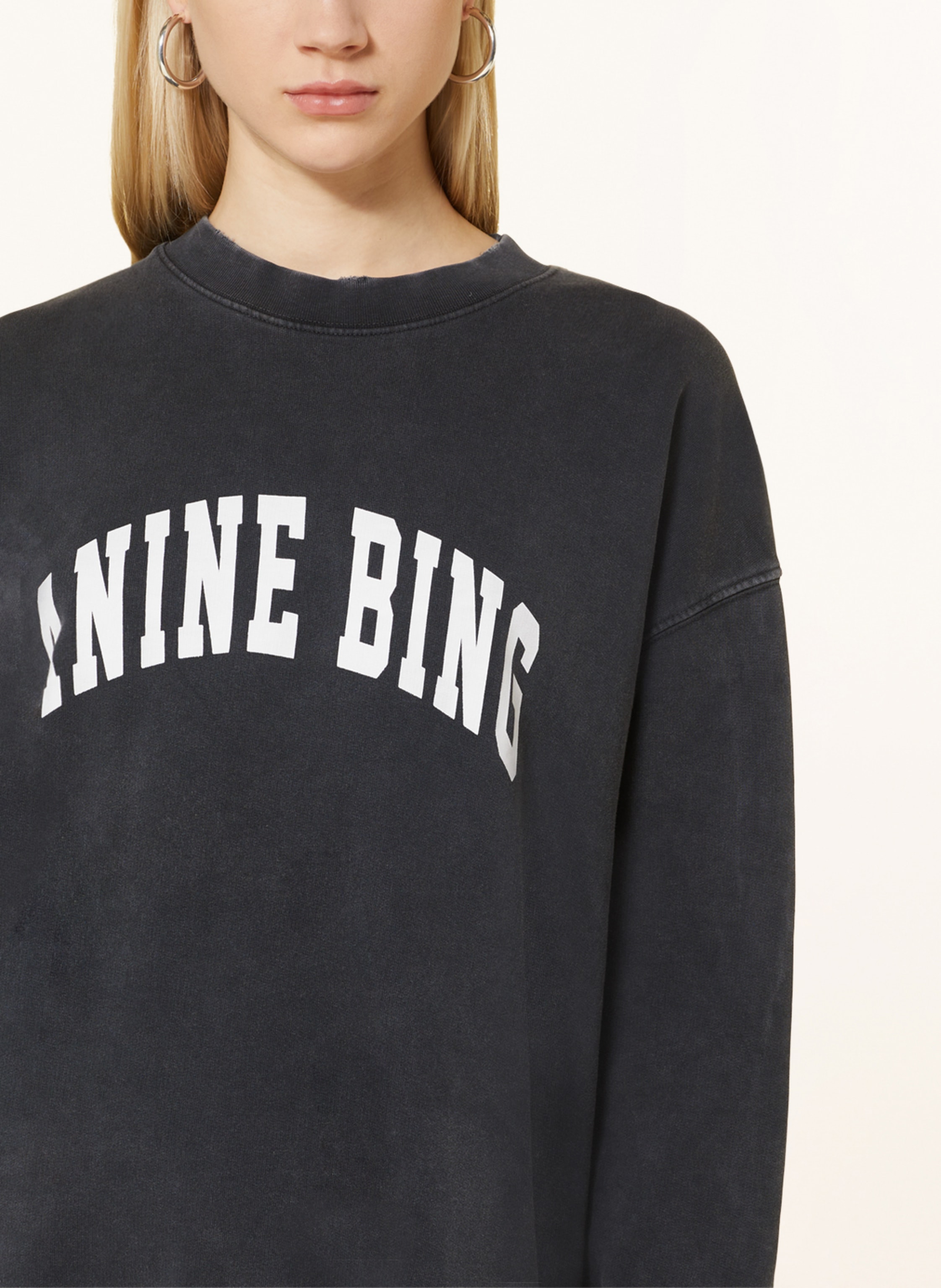 Thumbnail - Anine Bing Sweatshirt Tyler schwarz