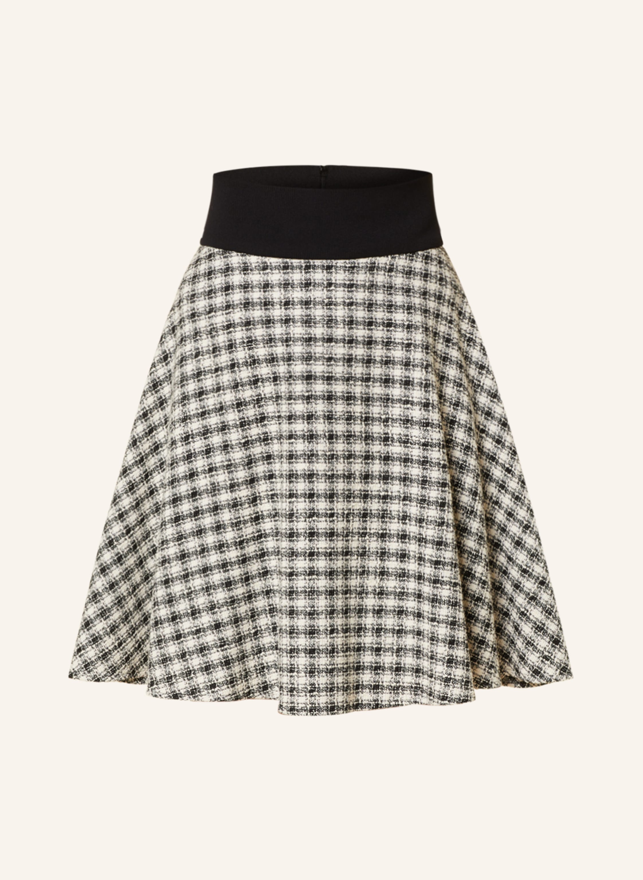 Black and white plaid clearance skirt 7xl