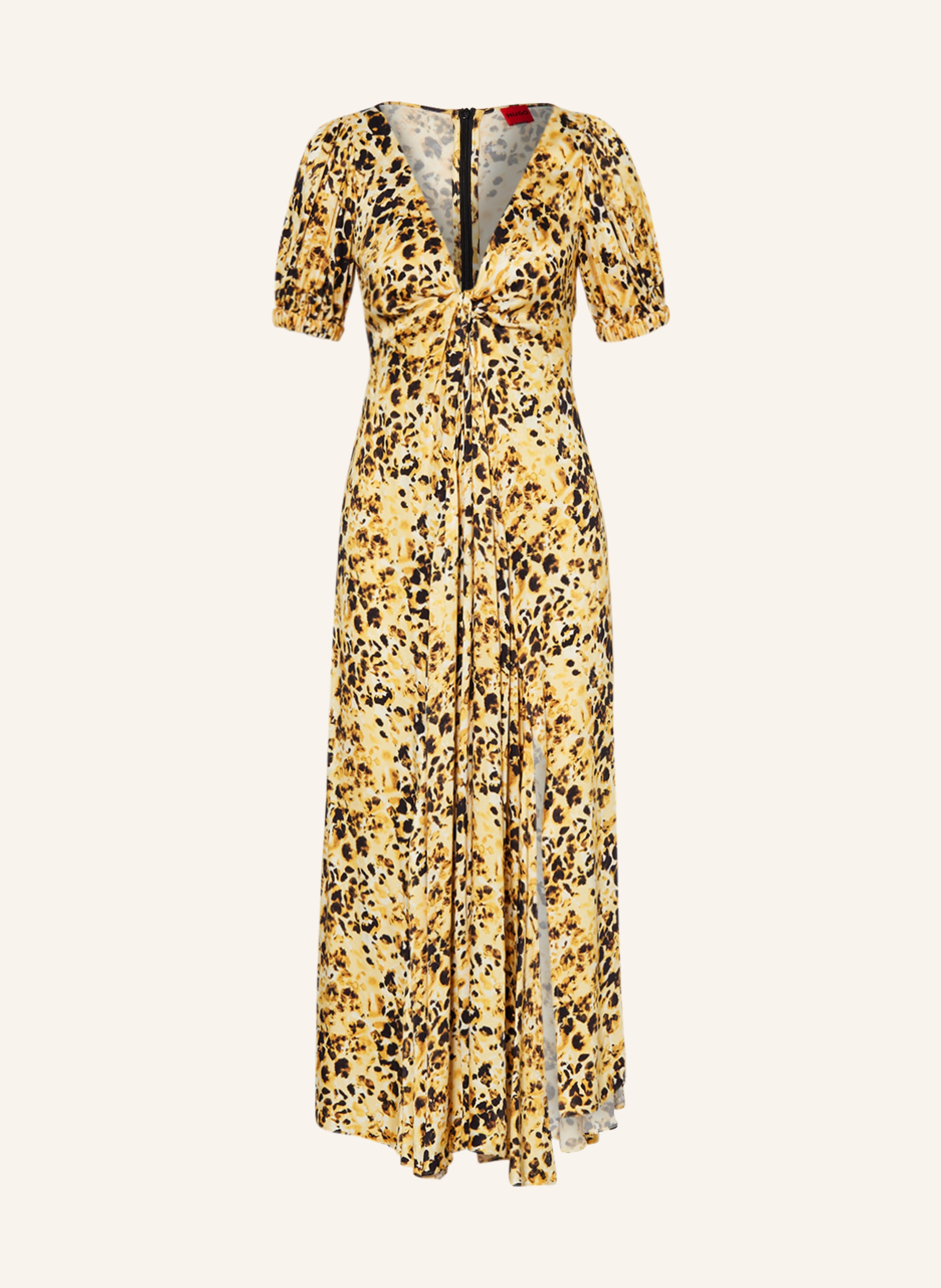 Hugo boss yellow dress outlet