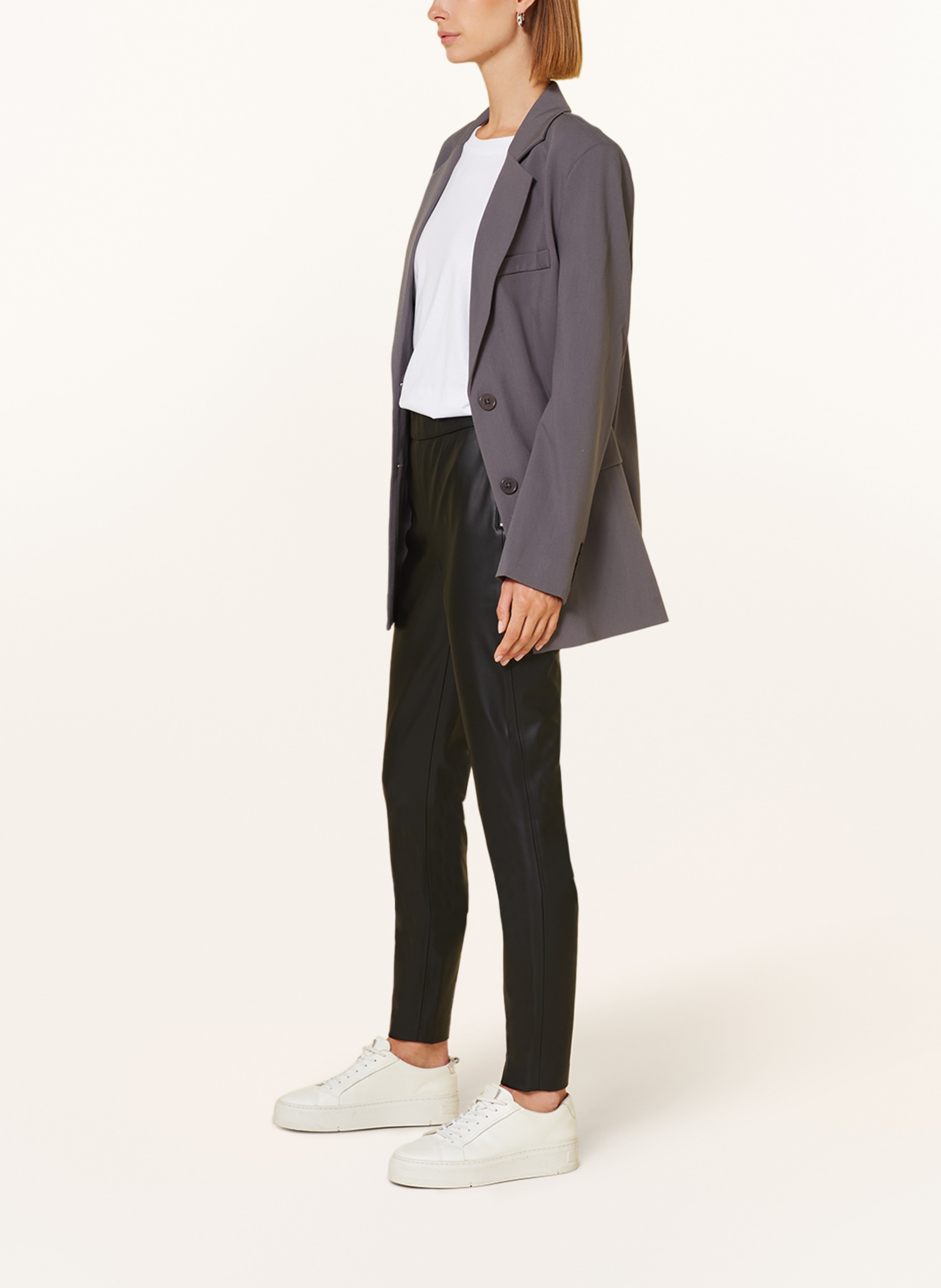 Thumbnail - Boss Leggings Taslimah In Lederoptik schwarz