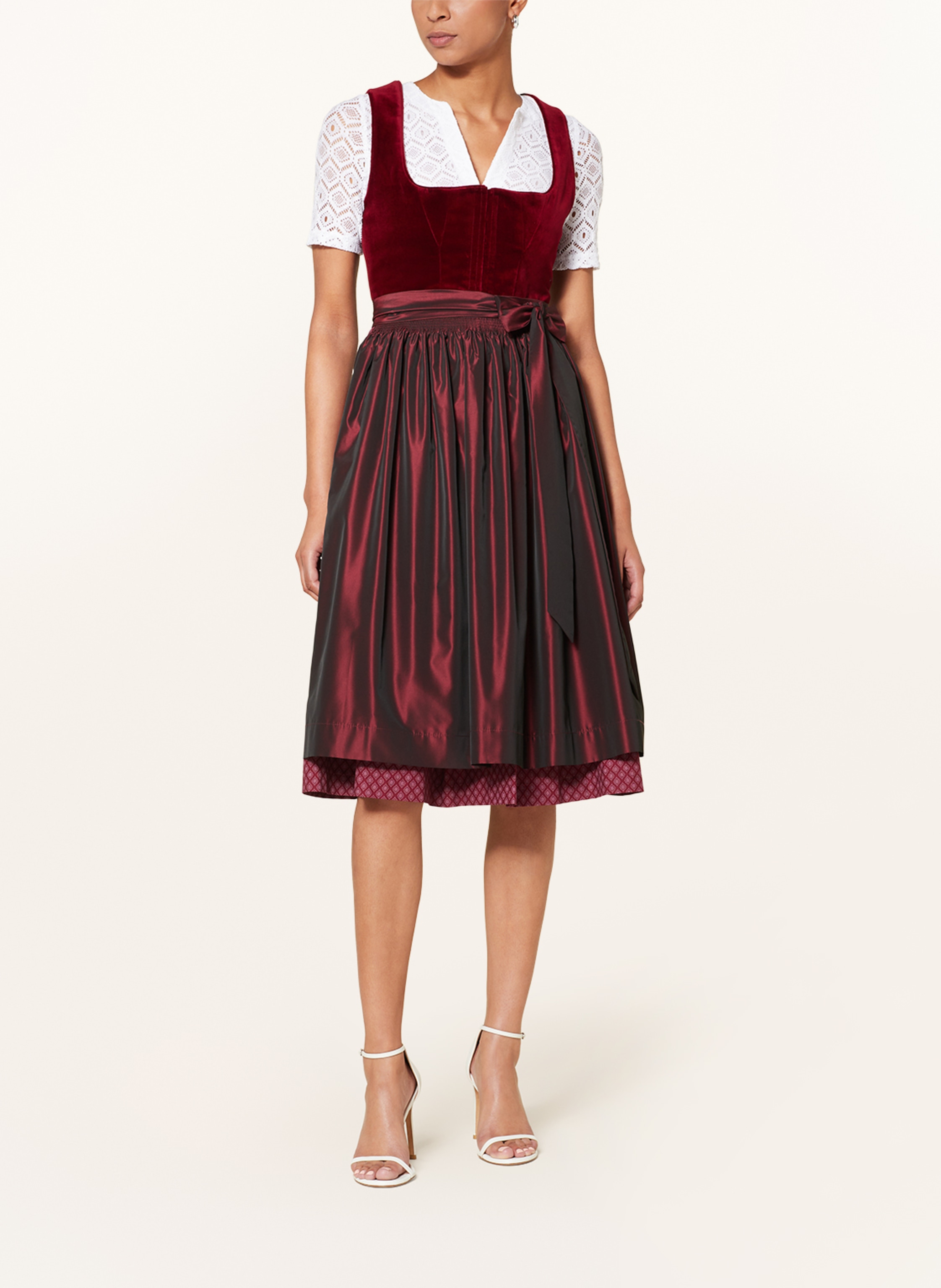 Thumbnail - Waldorff Dirndlbluse Aus Spitze weiss