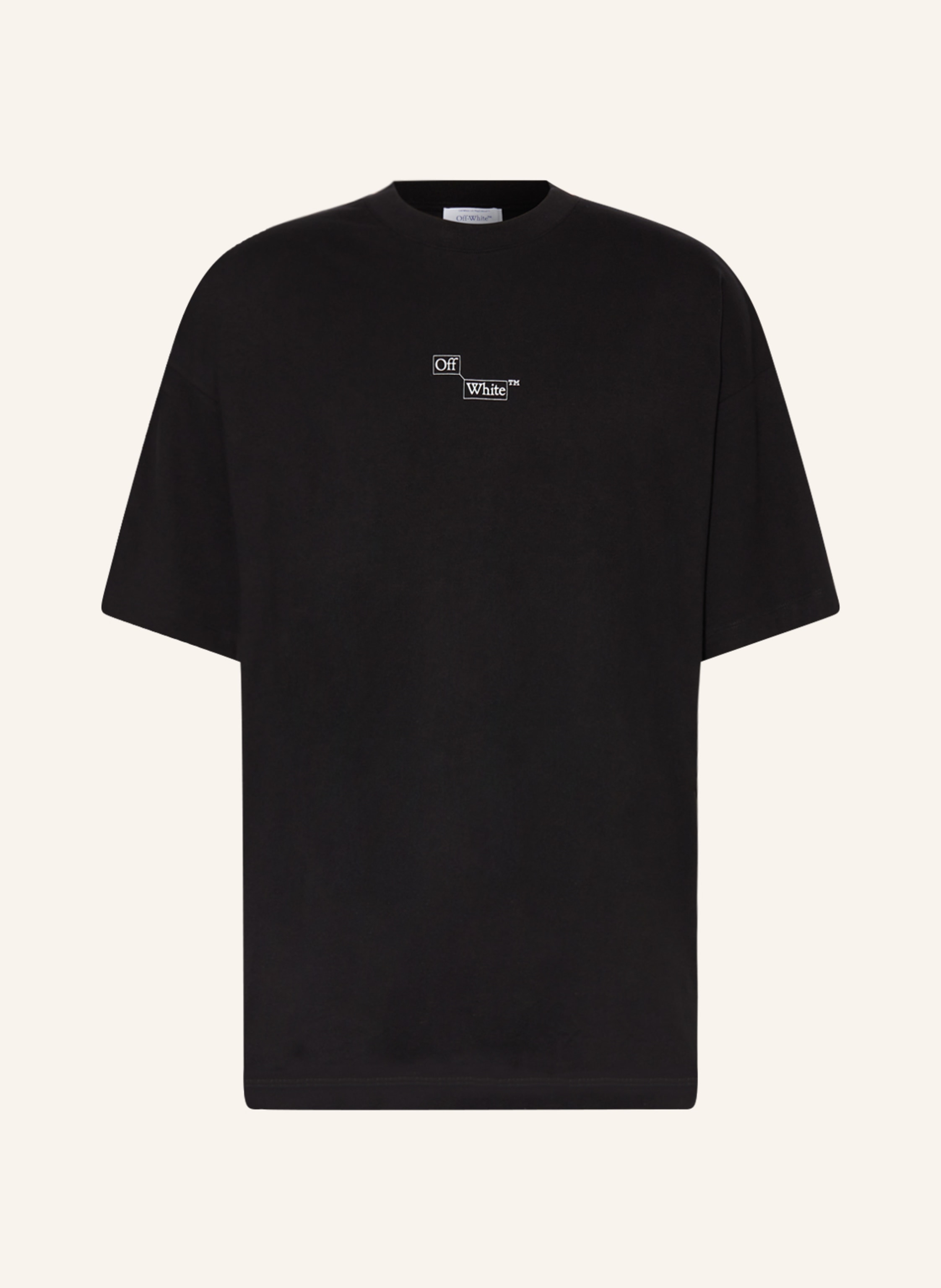 Off White Oversized shirt in black white