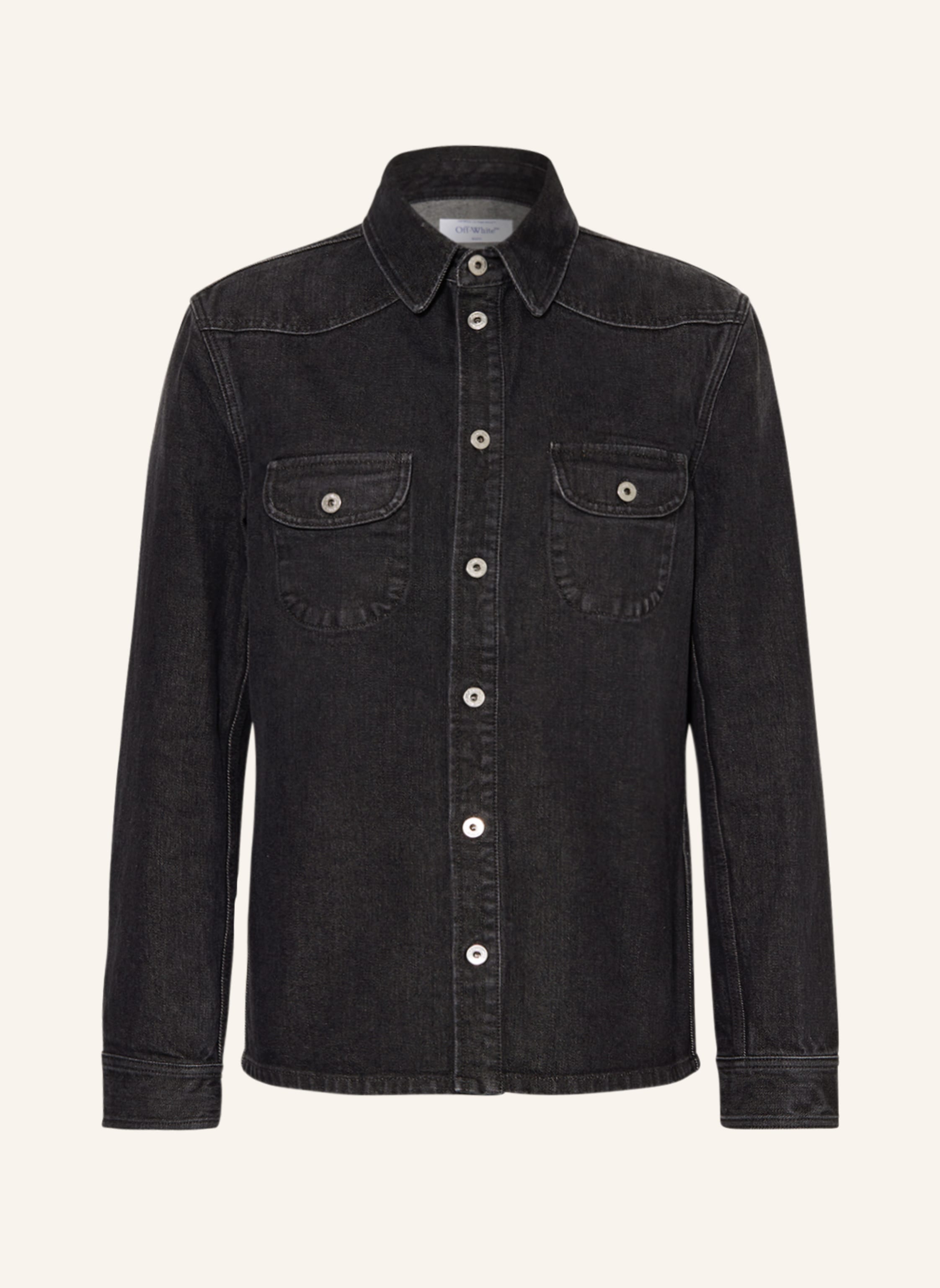 Off White Denim shirt in black
