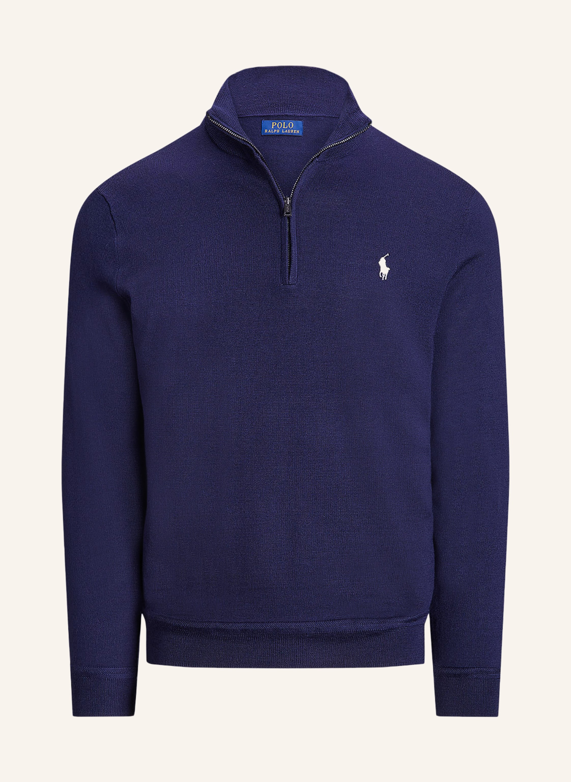 Ralph lauren half zip blue clearance