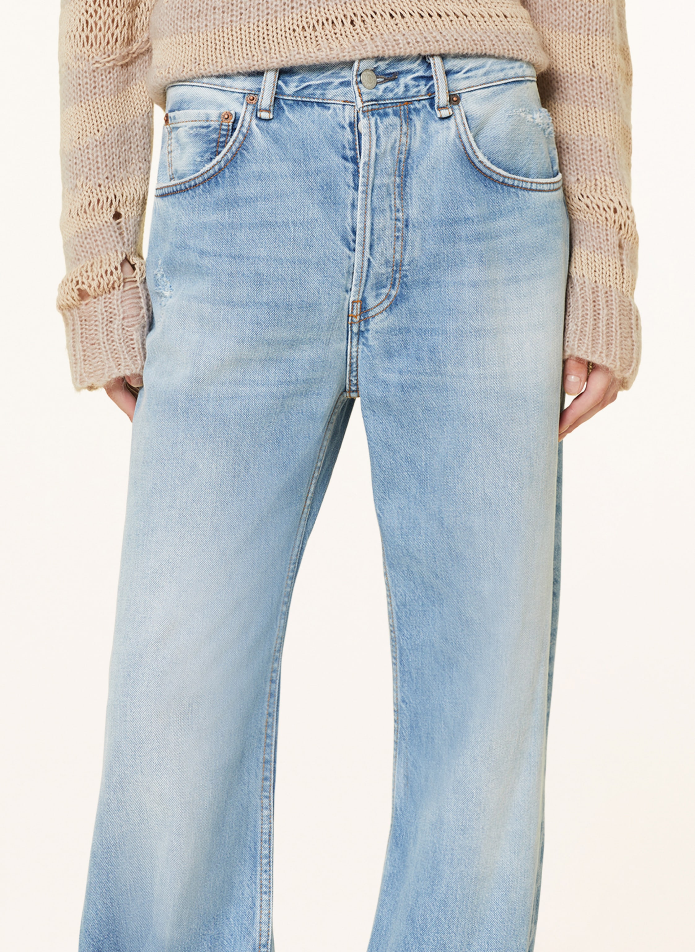 Thumbnail - Acne Studios Straight Jeans blau