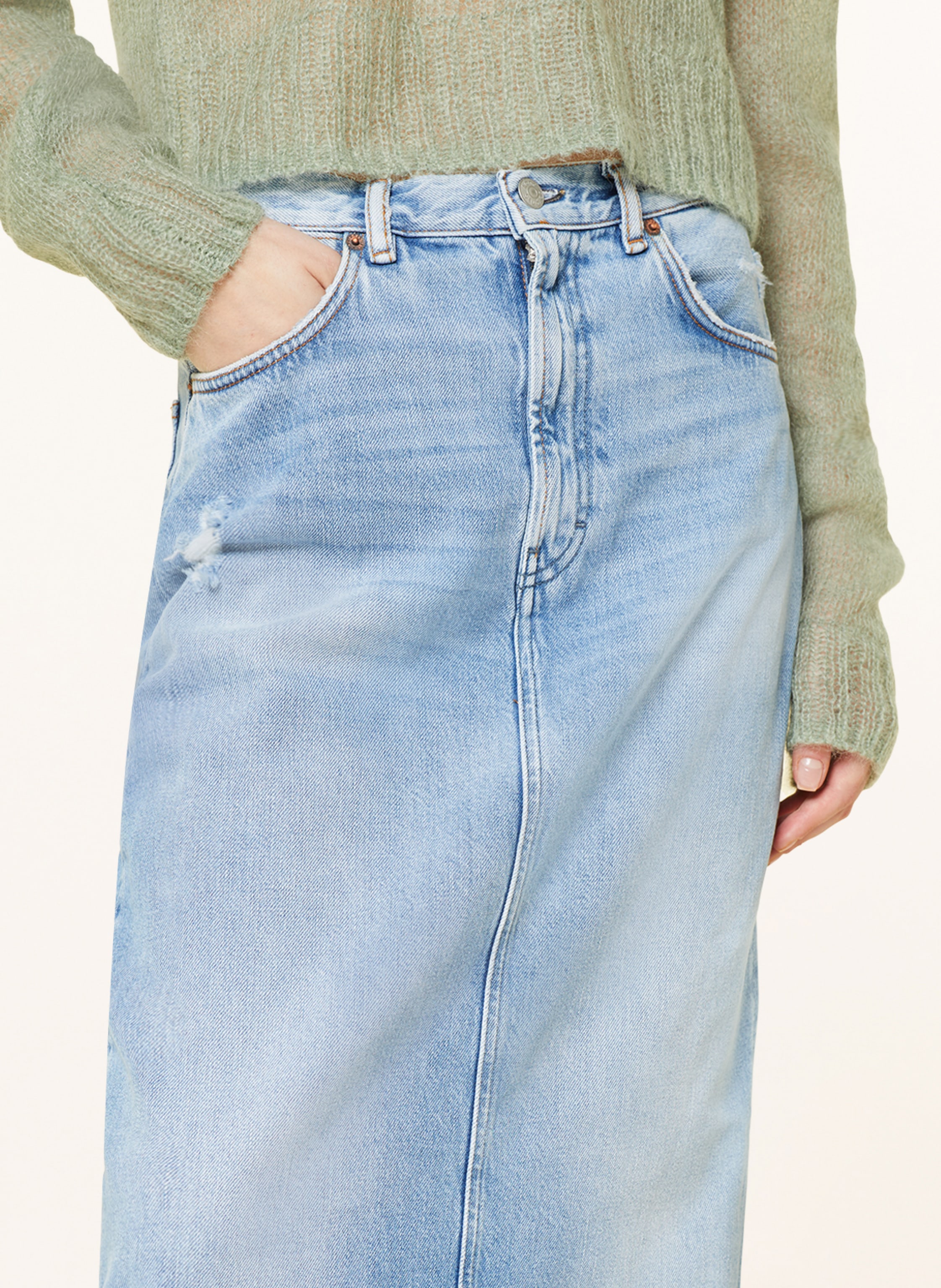 Thumbnail - Acne Studios Jeansrock blau