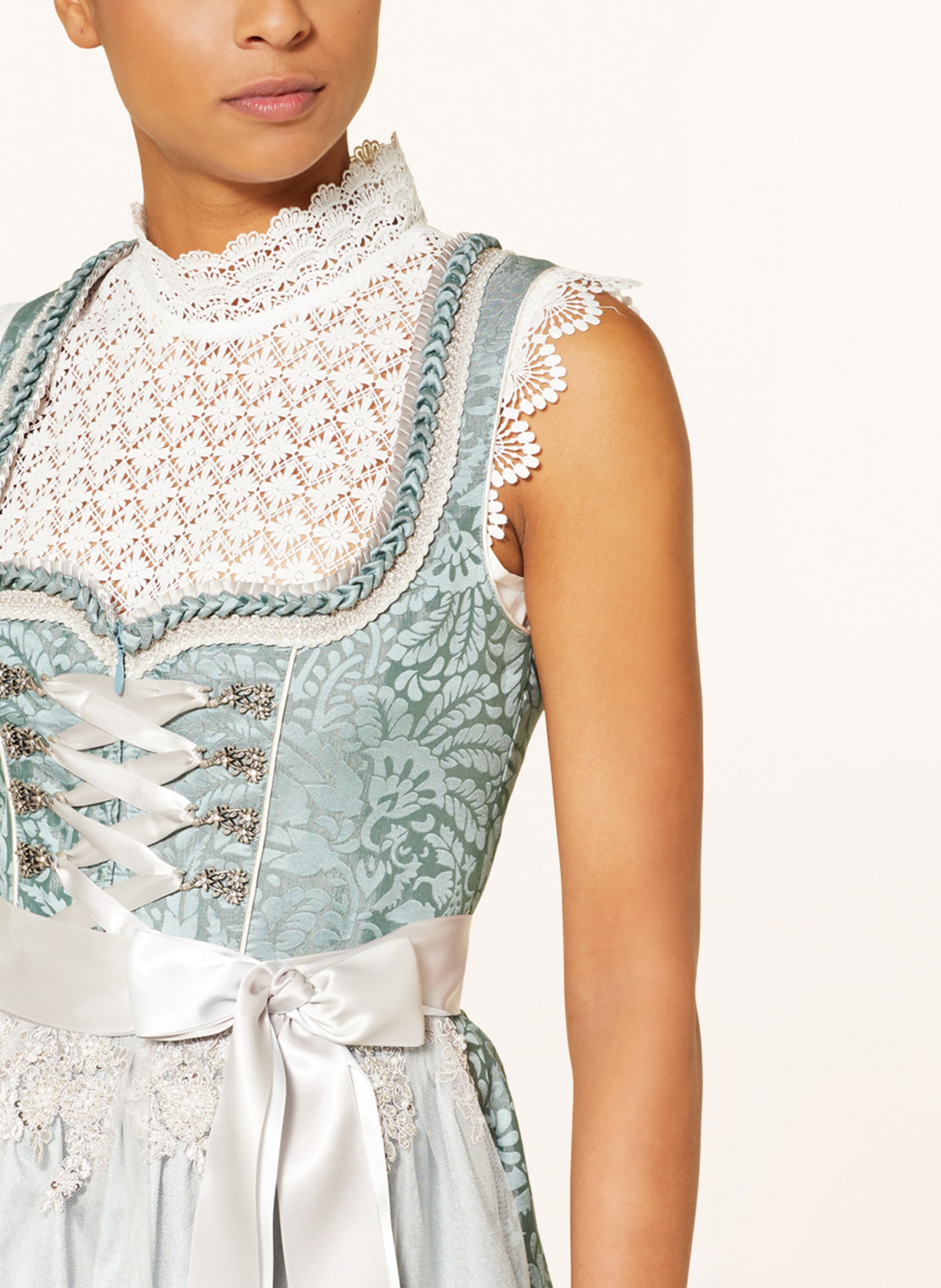 Thumbnail - Krüger Dirndl Jula Mit Schmucksteinen Und Perlen blau
