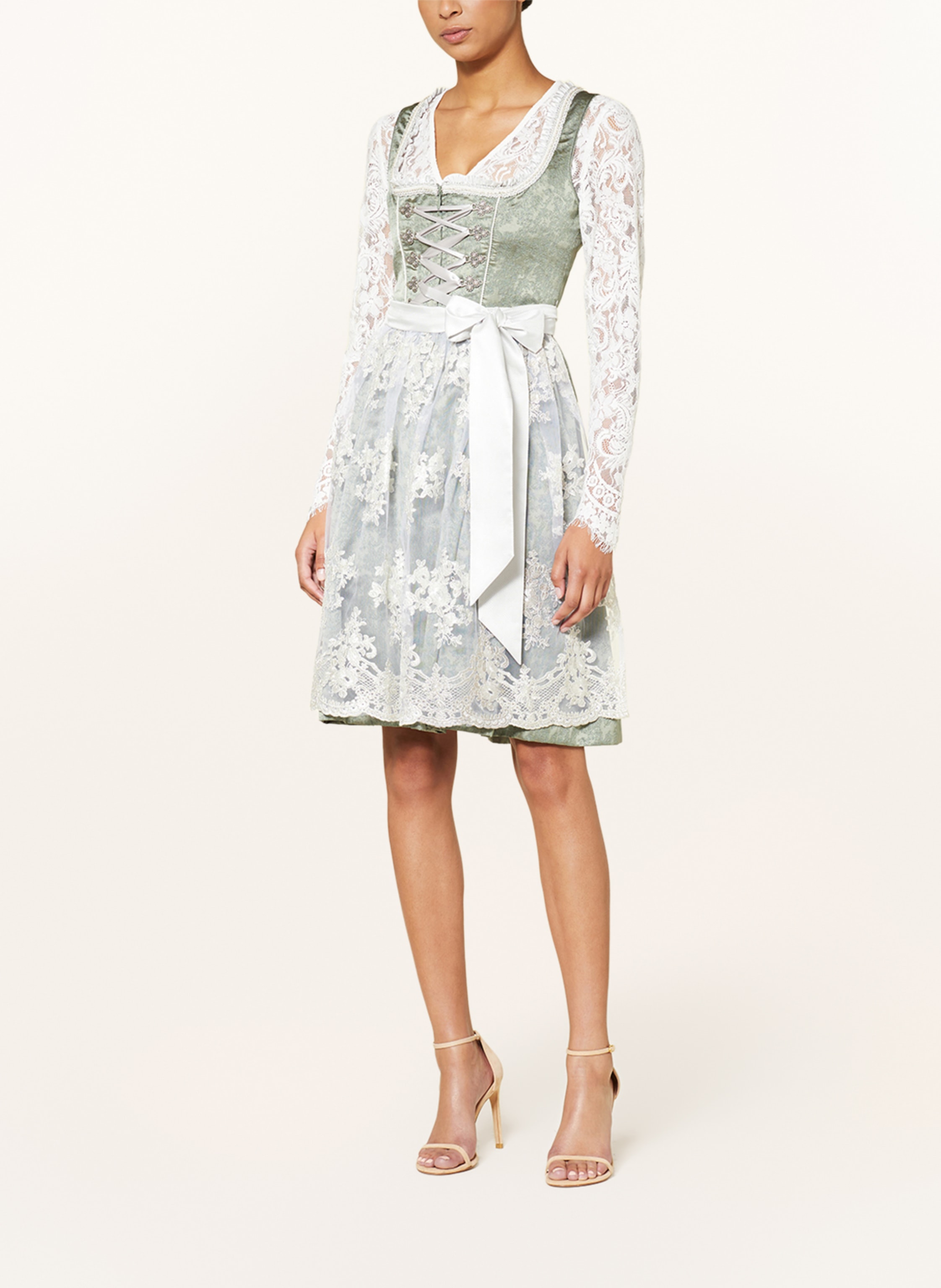 Thumbnail - Krüger Dirndlbluse Chiana Aus Spitze weiss