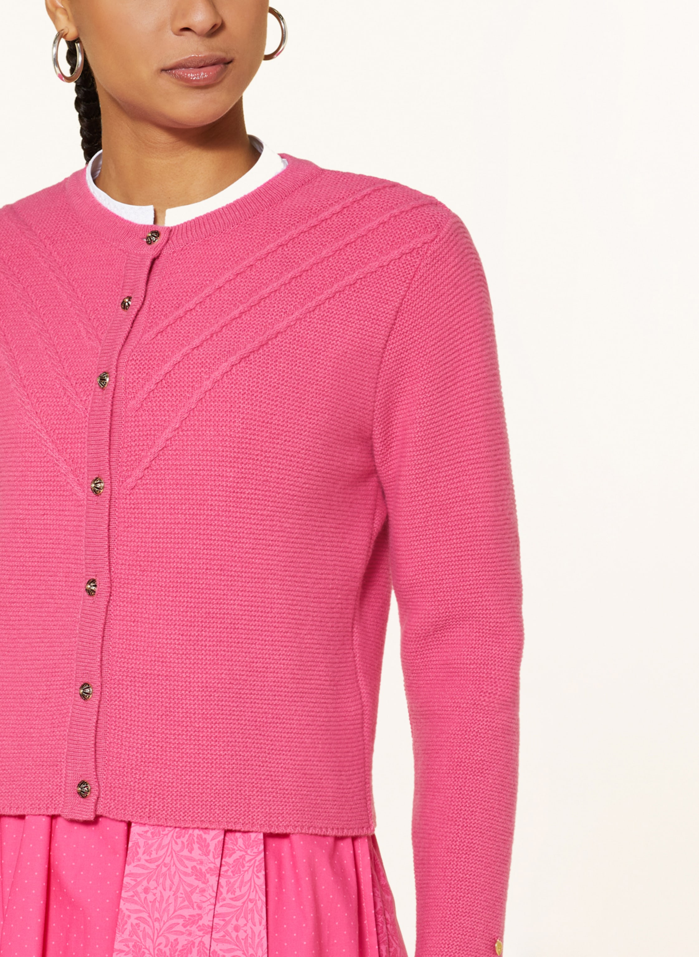 Thumbnail - Alpenherz Strickjanker Elanie pink