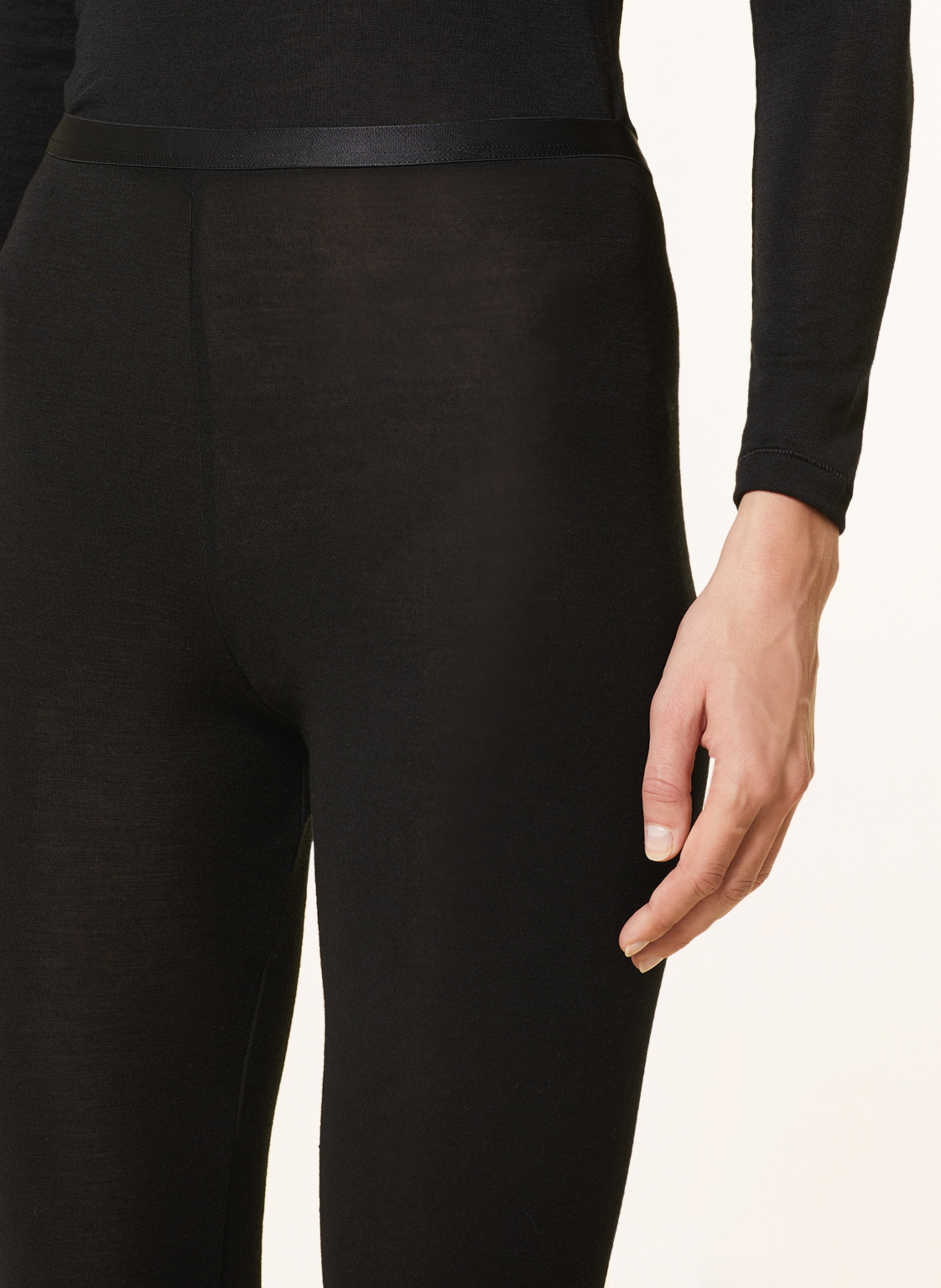 Calida Schlafhose True Confidence Mit Seide schwarz – Bild 2