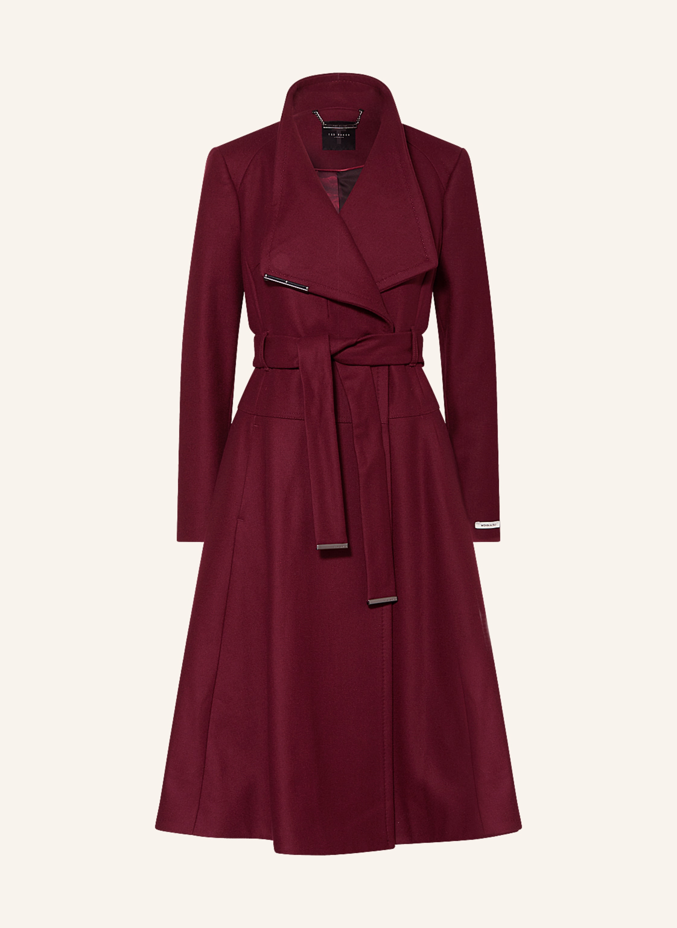 TED BAKER Coat ROSE in dark red