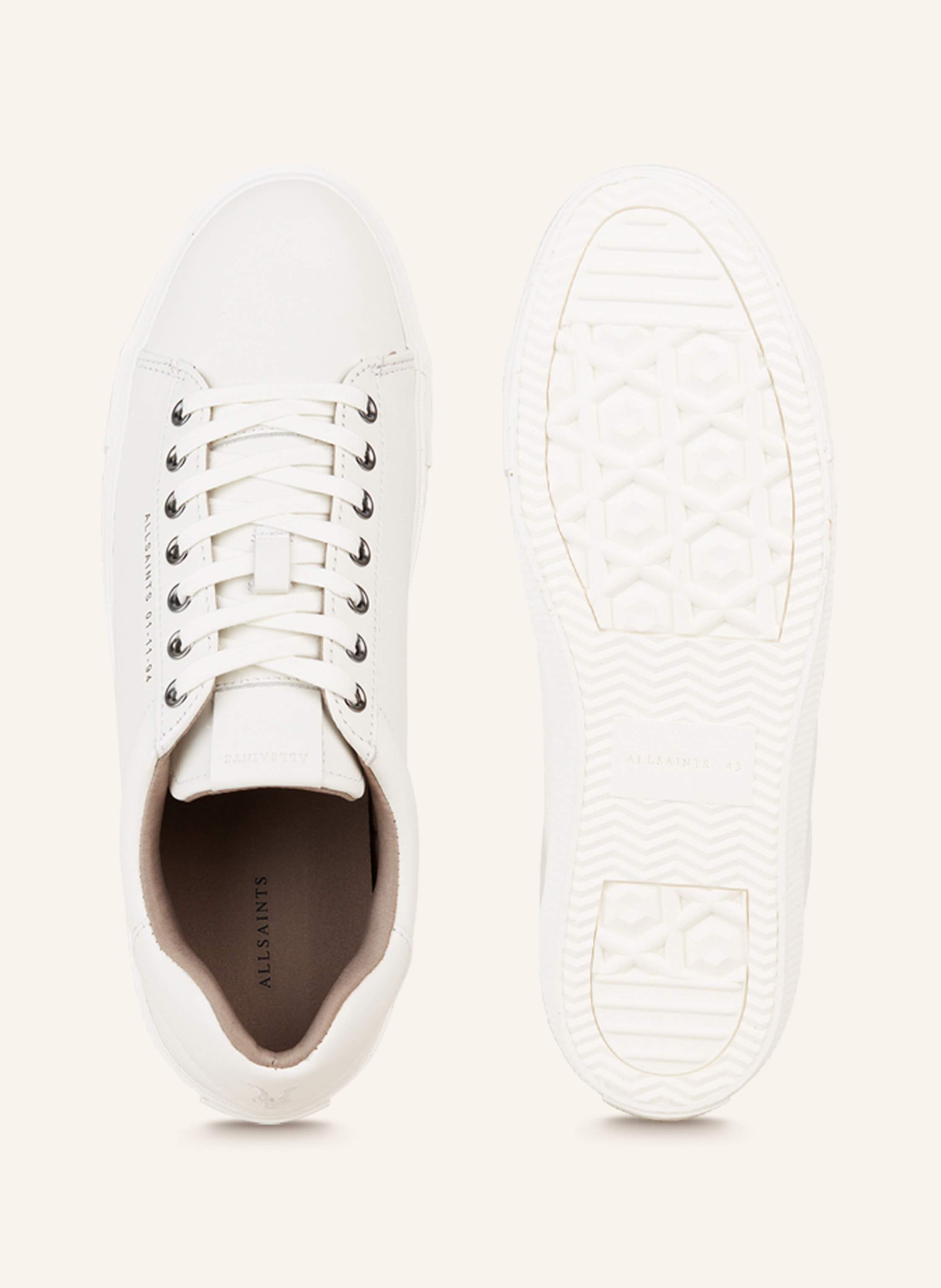 Thumbnail - Allsaints Sneaker Brody weiss