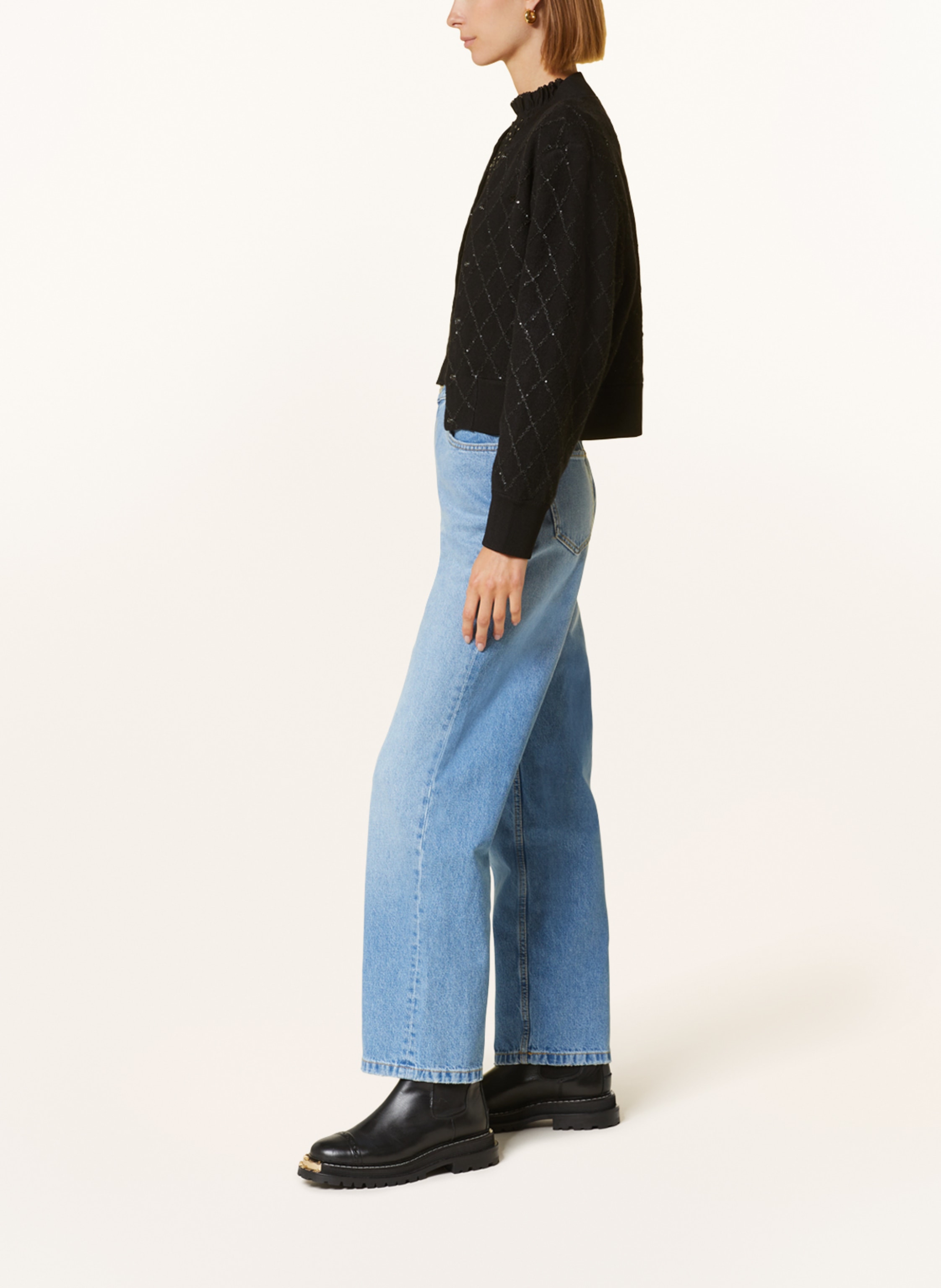 Thumbnail - Sandro Straight Jeans blau