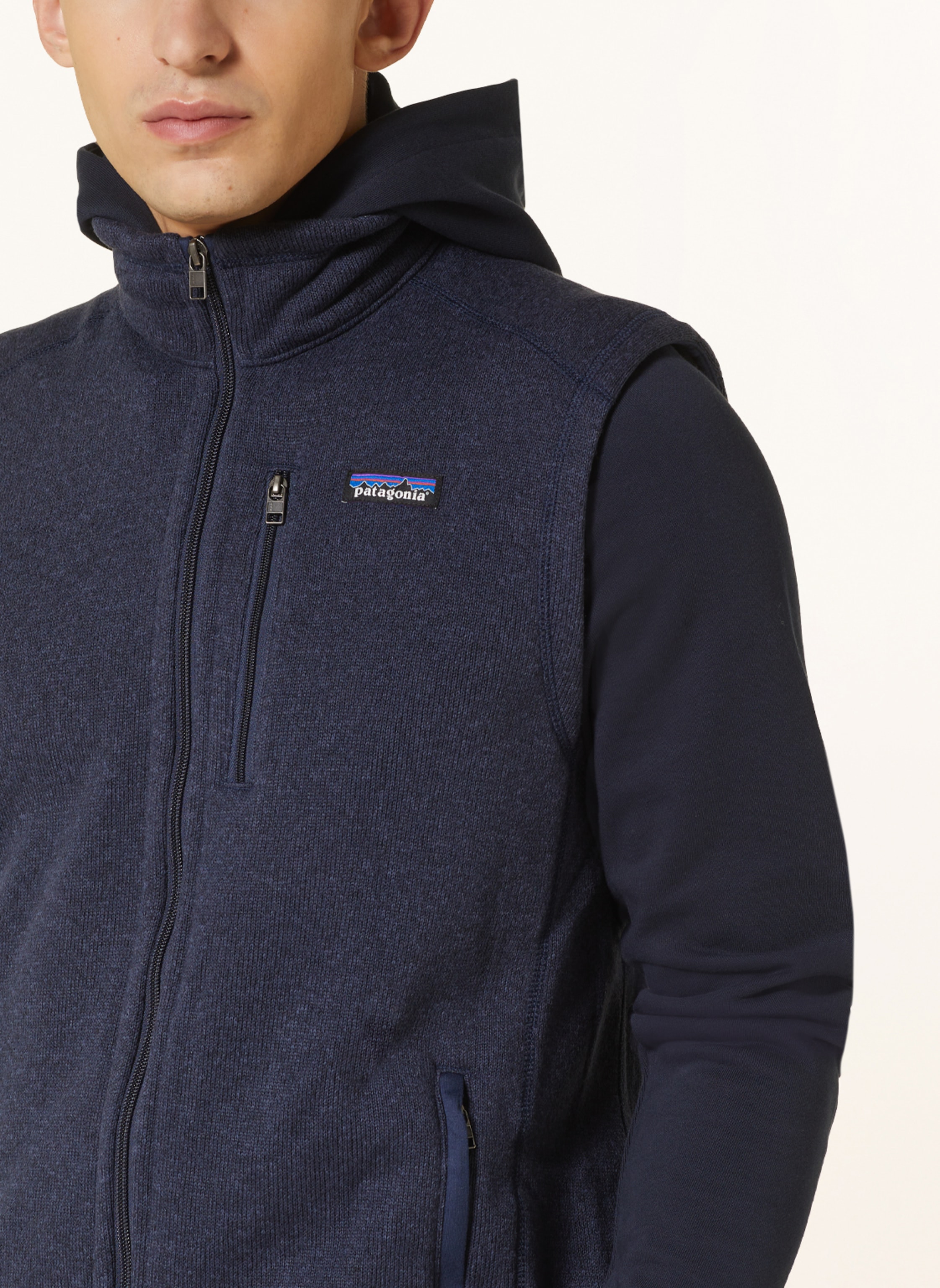 Thumbnail - Patagonia Strick-Fleeceweste Better Sweater blau