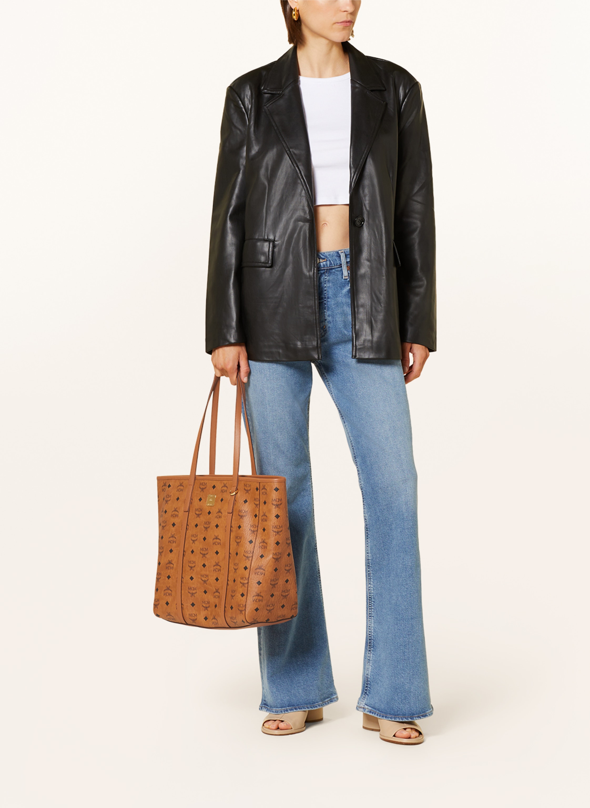 Mcm Shopper Toni Medium braun – Bild 2