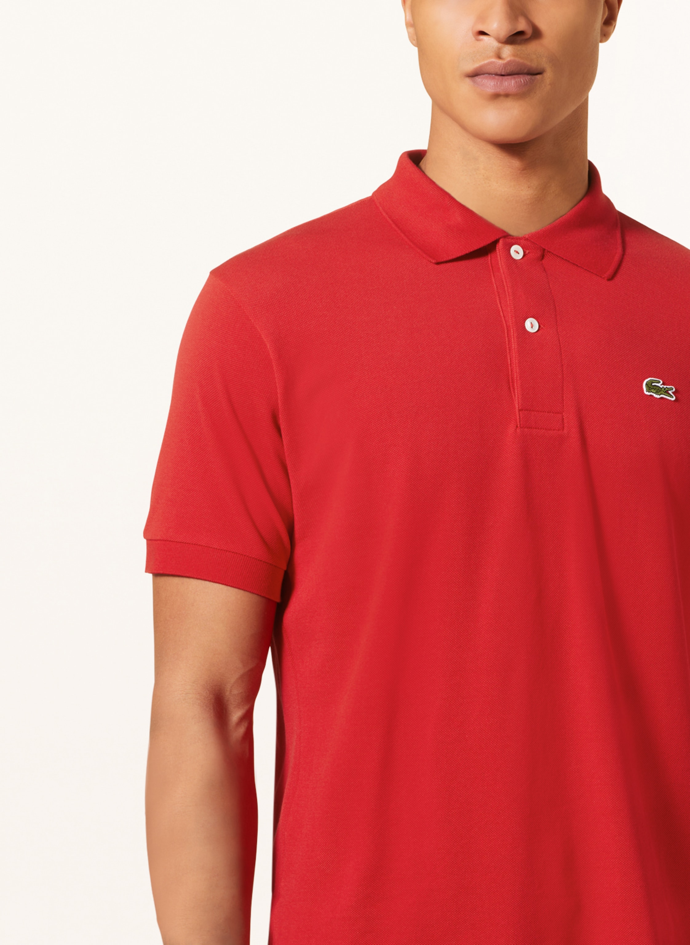 Thumbnail - Lacoste Piqué-Poloshirt Classic Fit rot