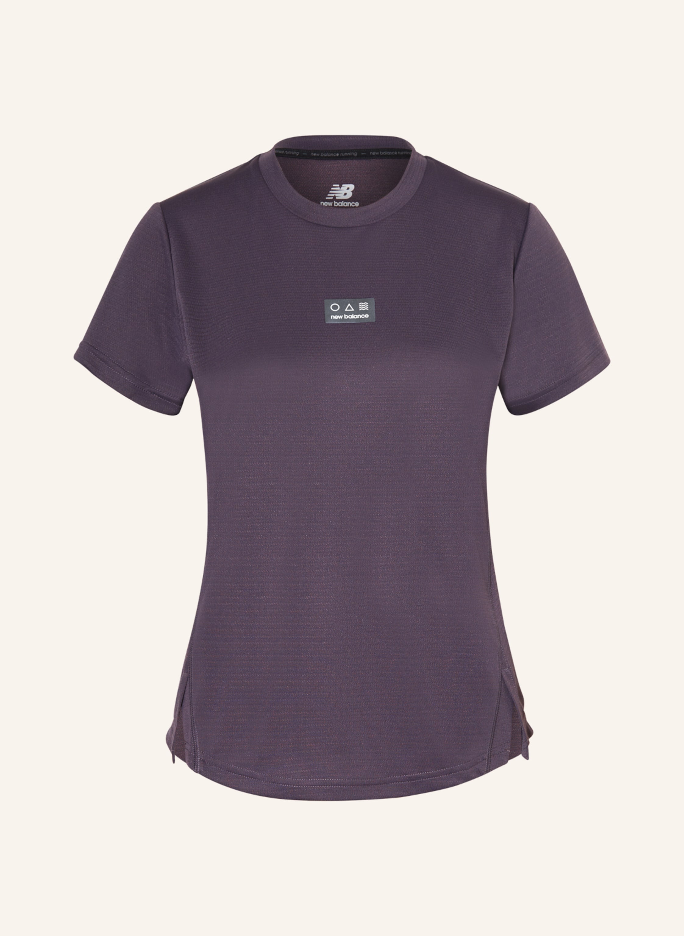 new balance Running shirt IMPACT RUN in dark purple