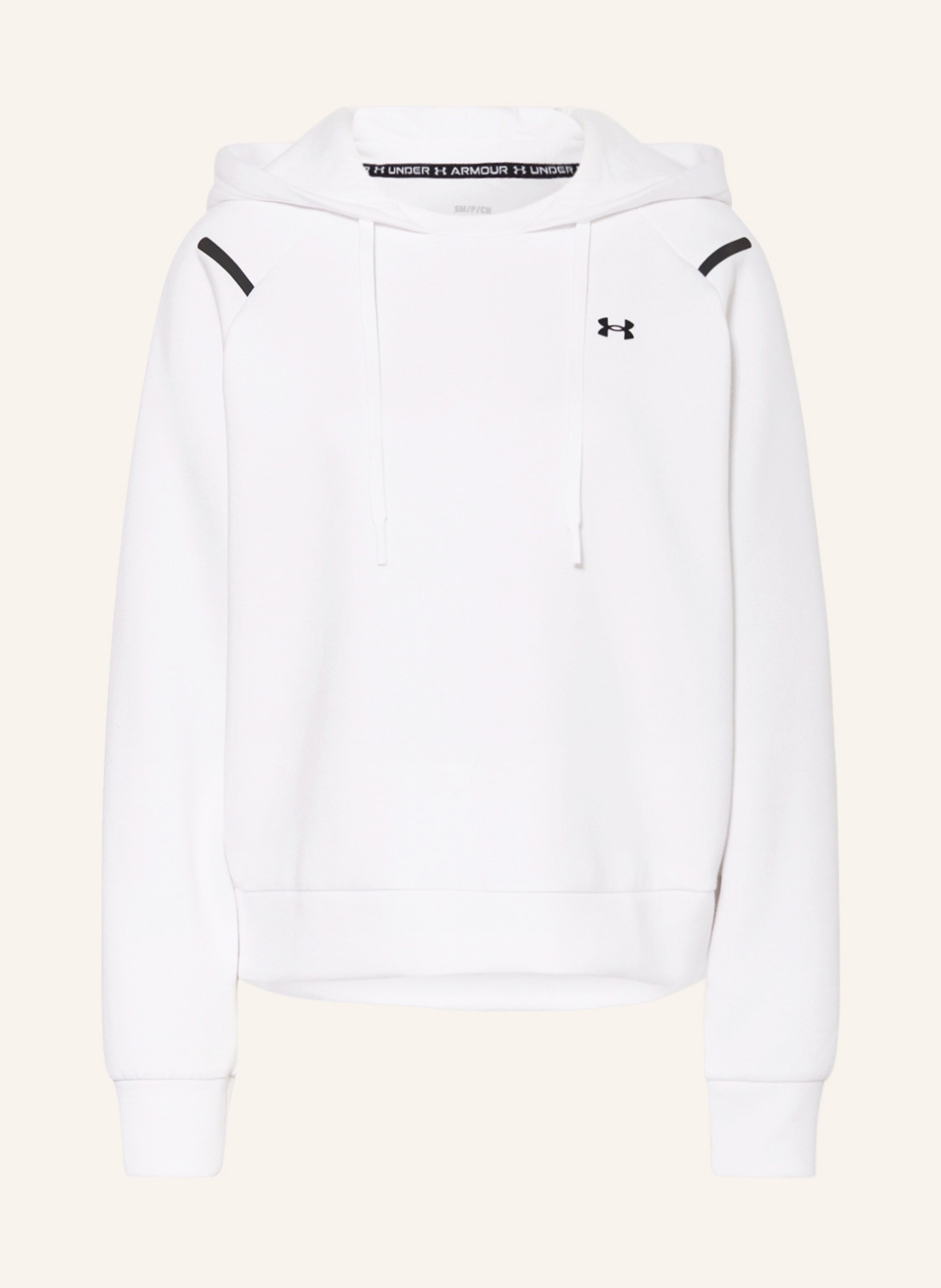 UNDER ARMOUR Hoodie UNSTOPPABLE in white