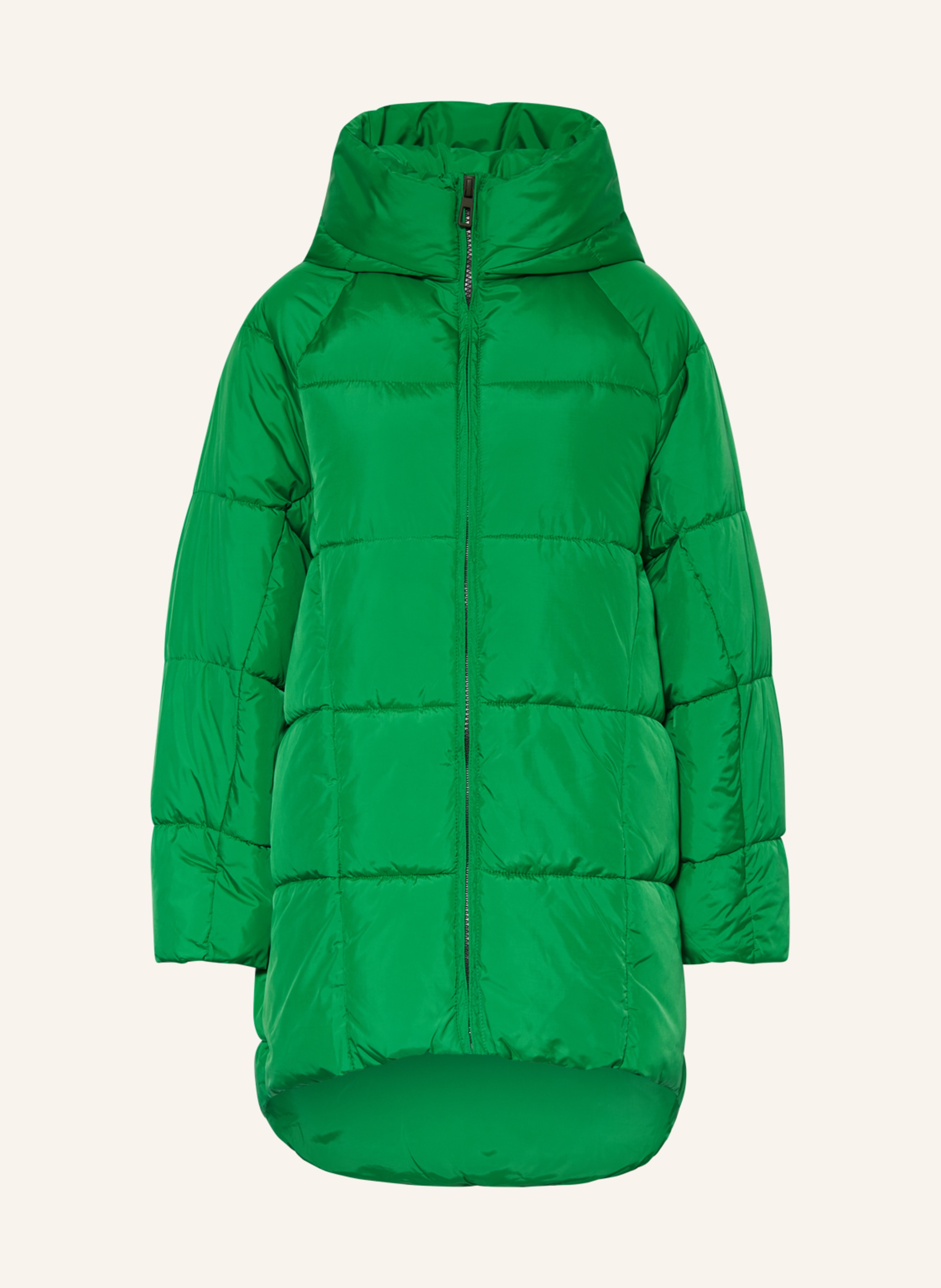 Ladies green padded jacket online