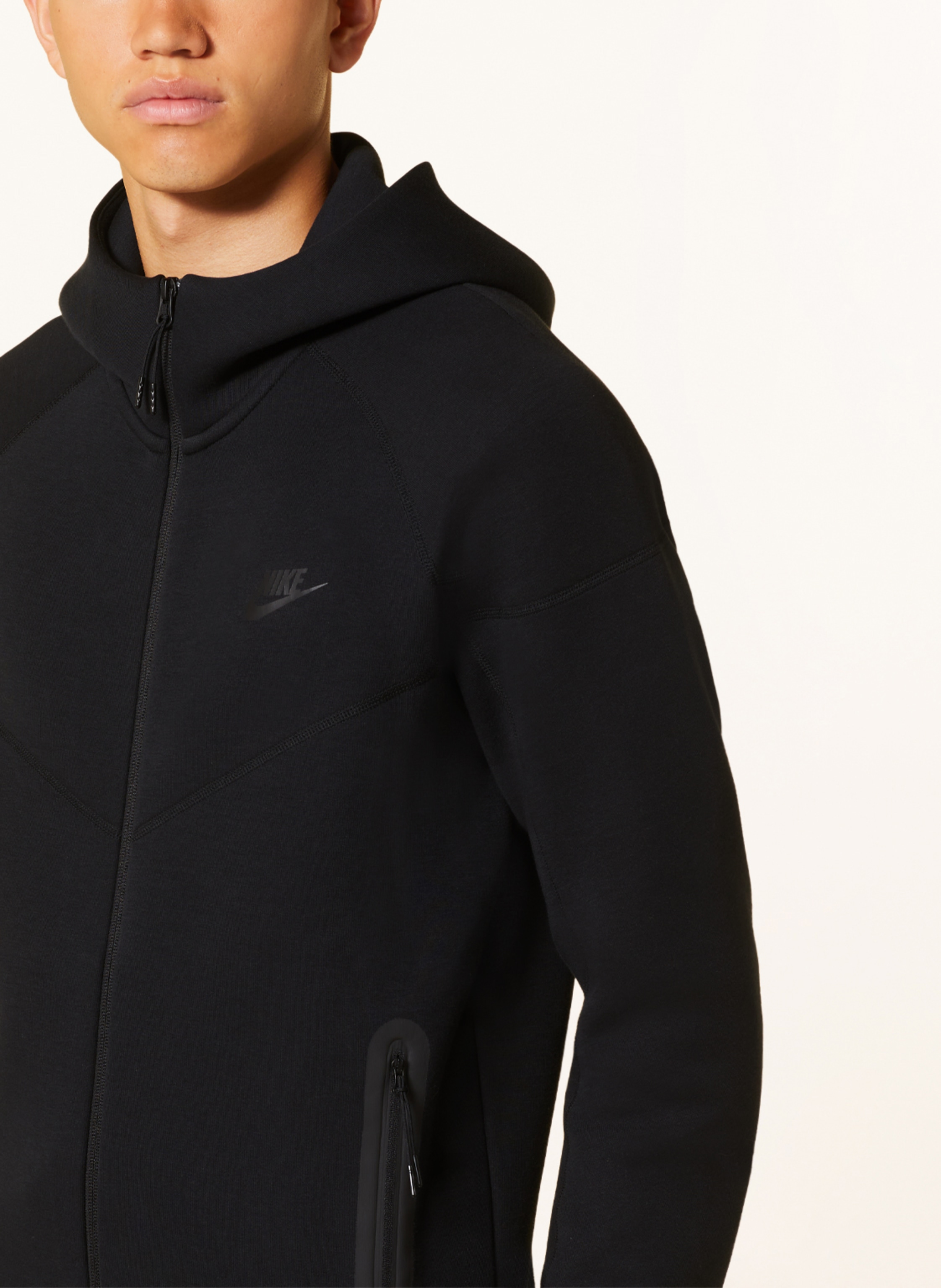 Thumbnail - Nike Sweatjacke Sportswear Tech Fleece Windrunner schwarz