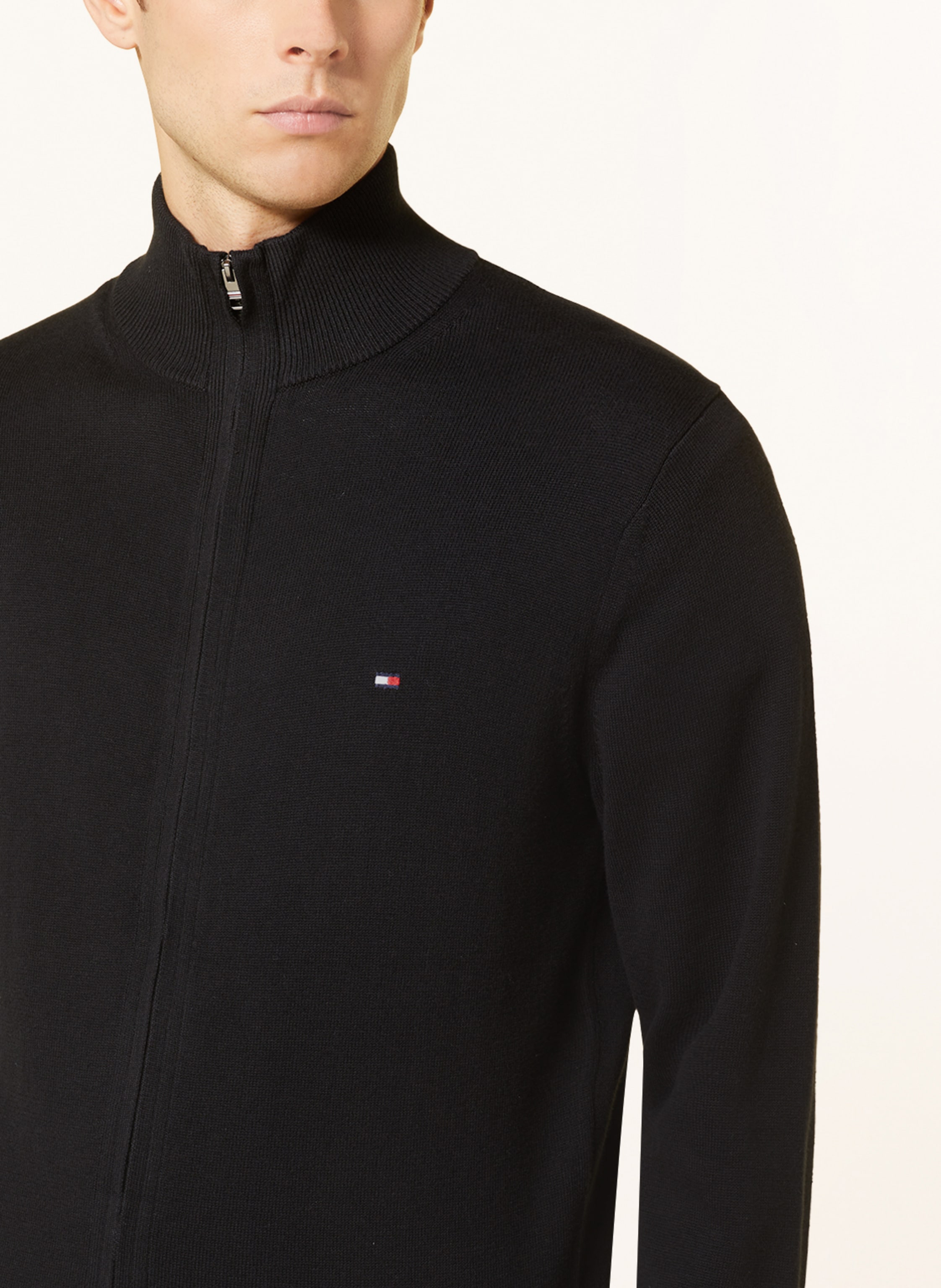 Thumbnail - Tommy Hilfiger Strickjacke schwarz