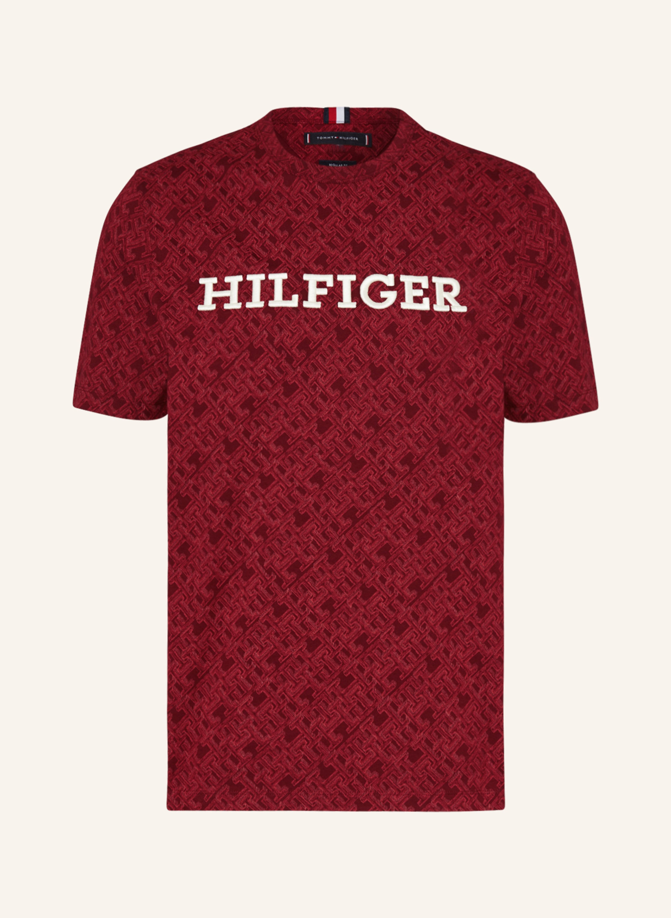 Black and red tommy hilfiger clearance shirt