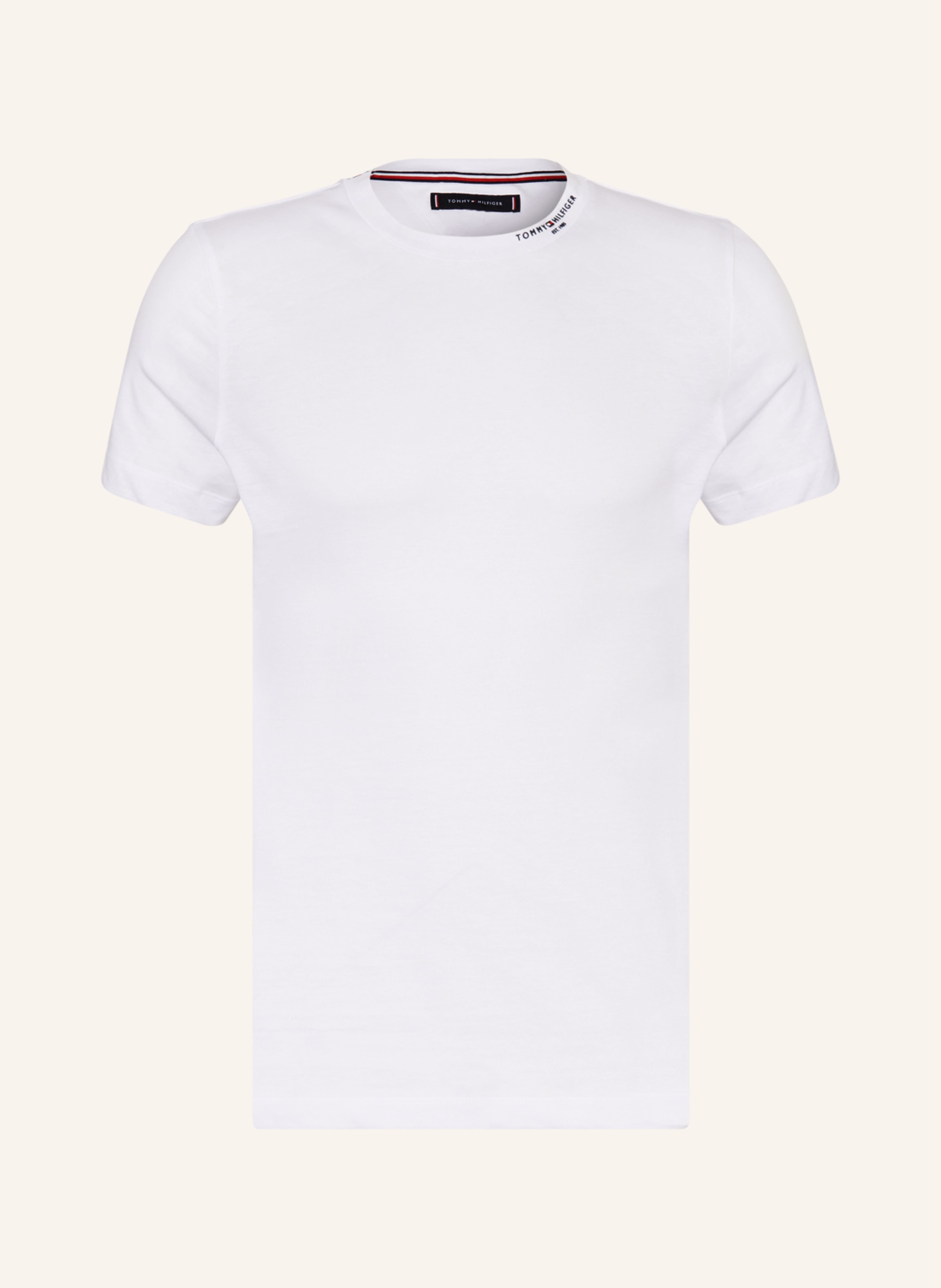 Tommy hilfiger plain white t shirt sale