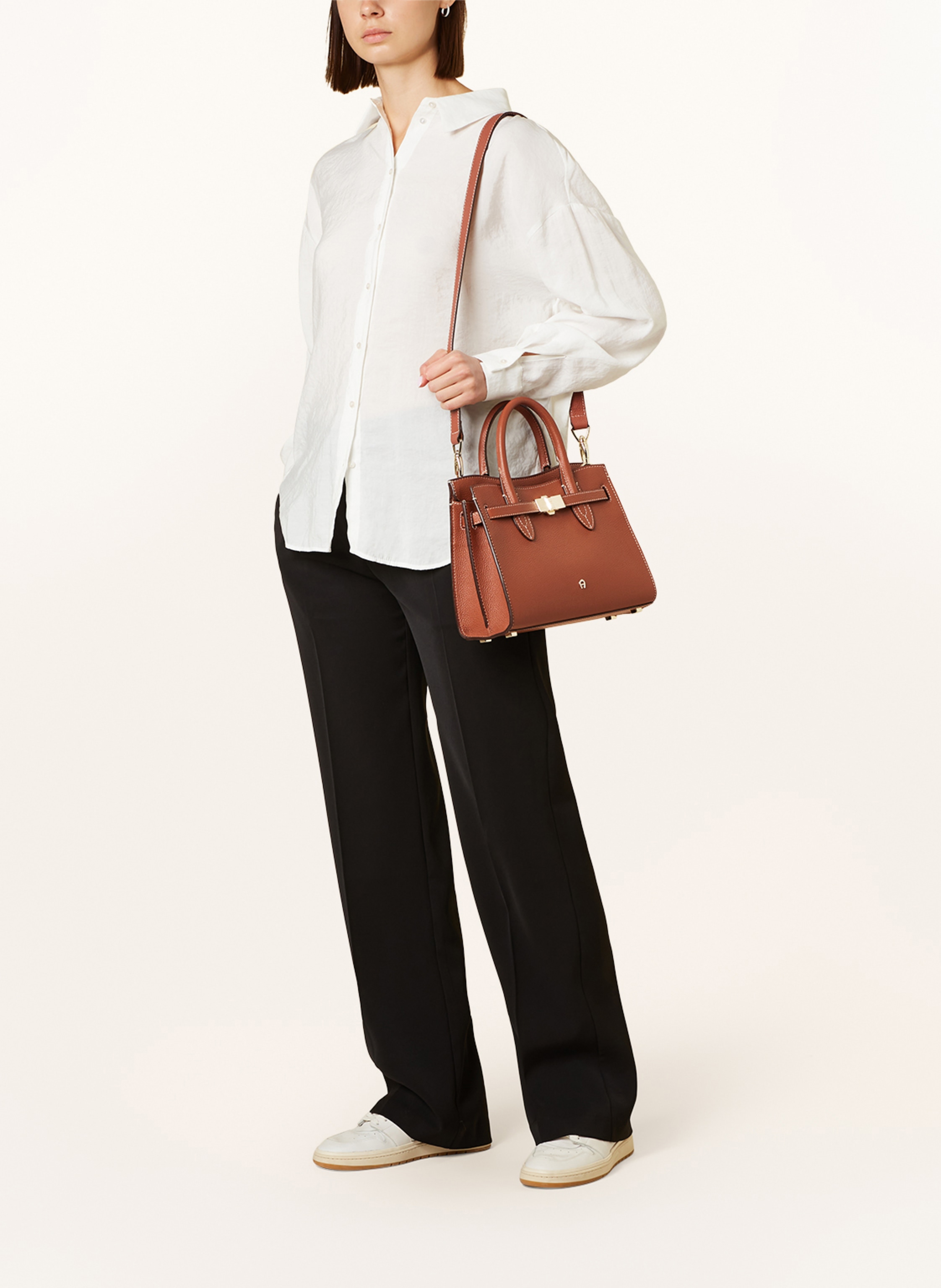 Thumbnail - Aigner Handtasche Farah Medium braun