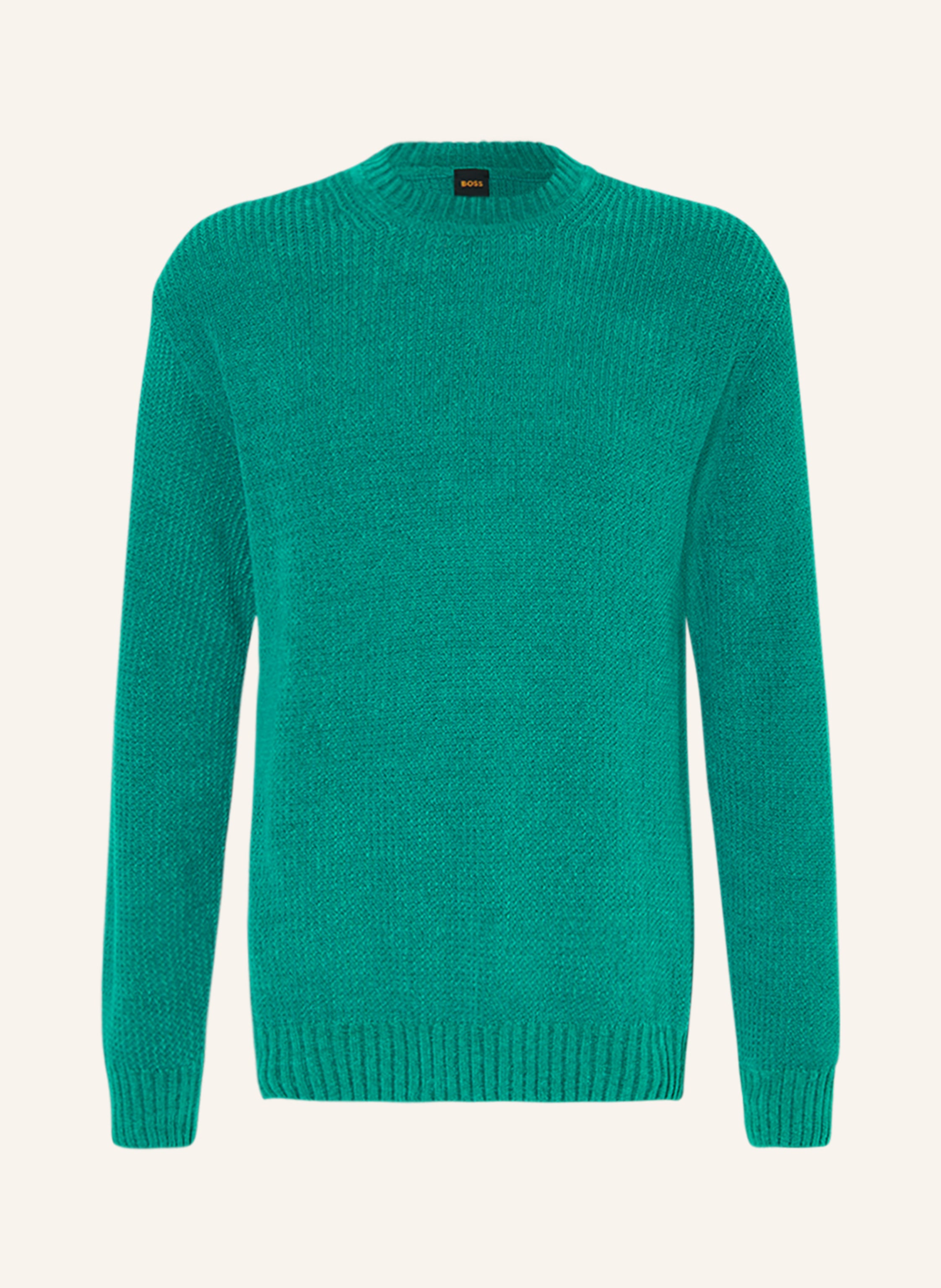 BOSS Sweater KORDUROY in green