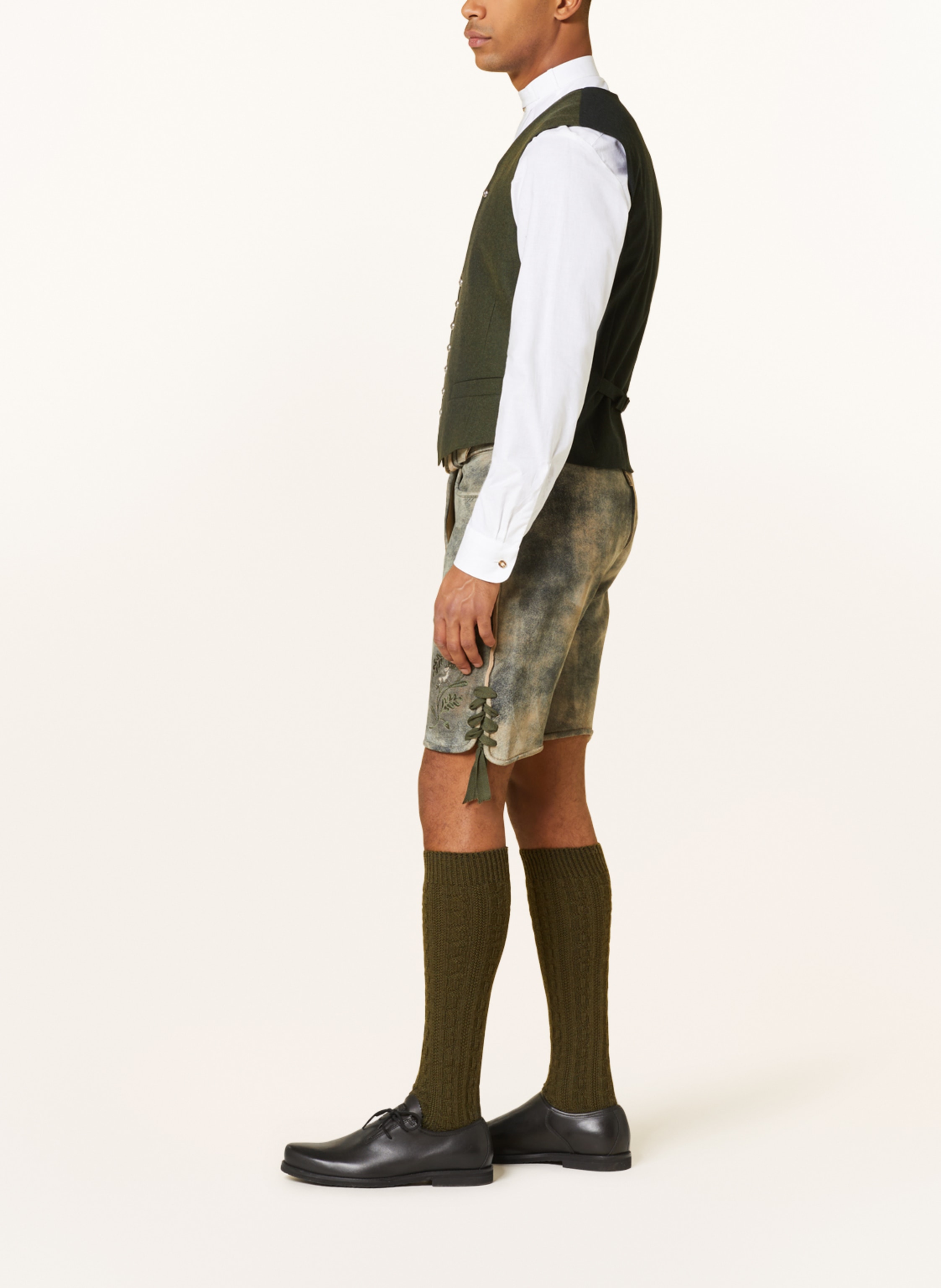 Thumbnail - Spieth & Wensky Trachten-Lederhose Balsius braun