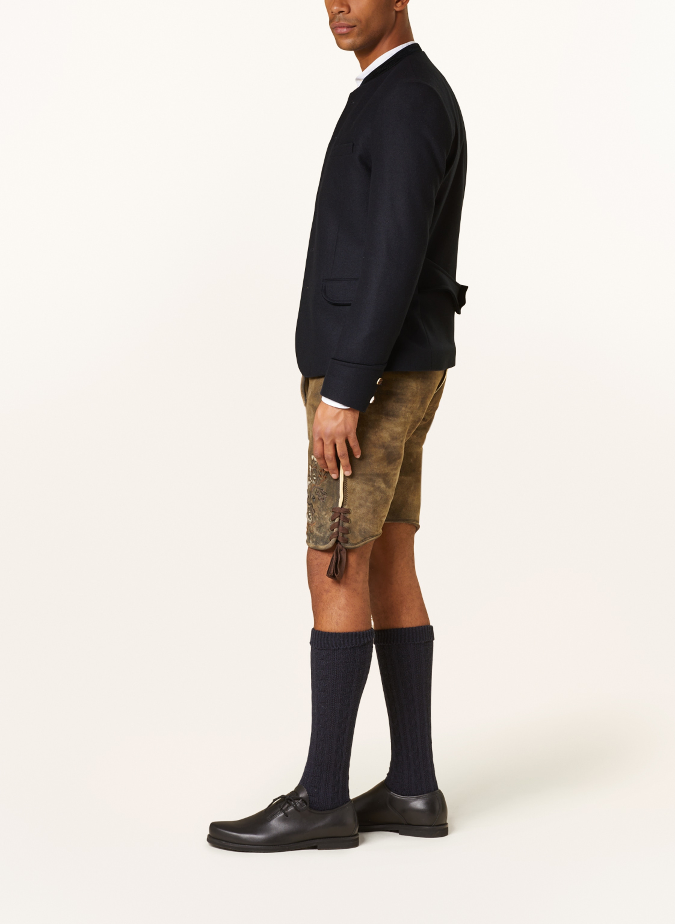 Thumbnail - Beckert Trachten-Lederhose Meran braun