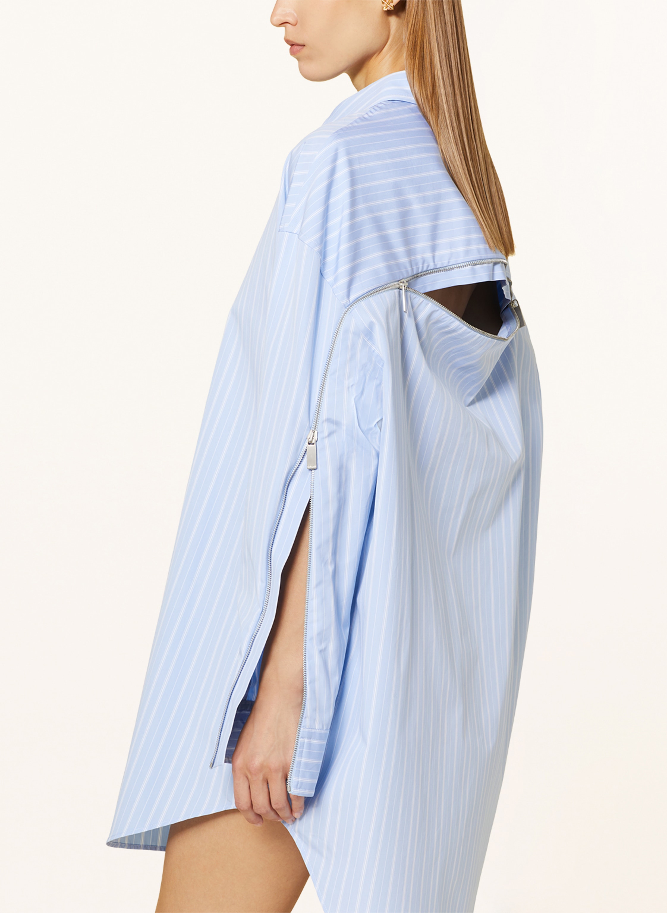 Thumbnail - Off-White Oversized-Hemdbluse blau