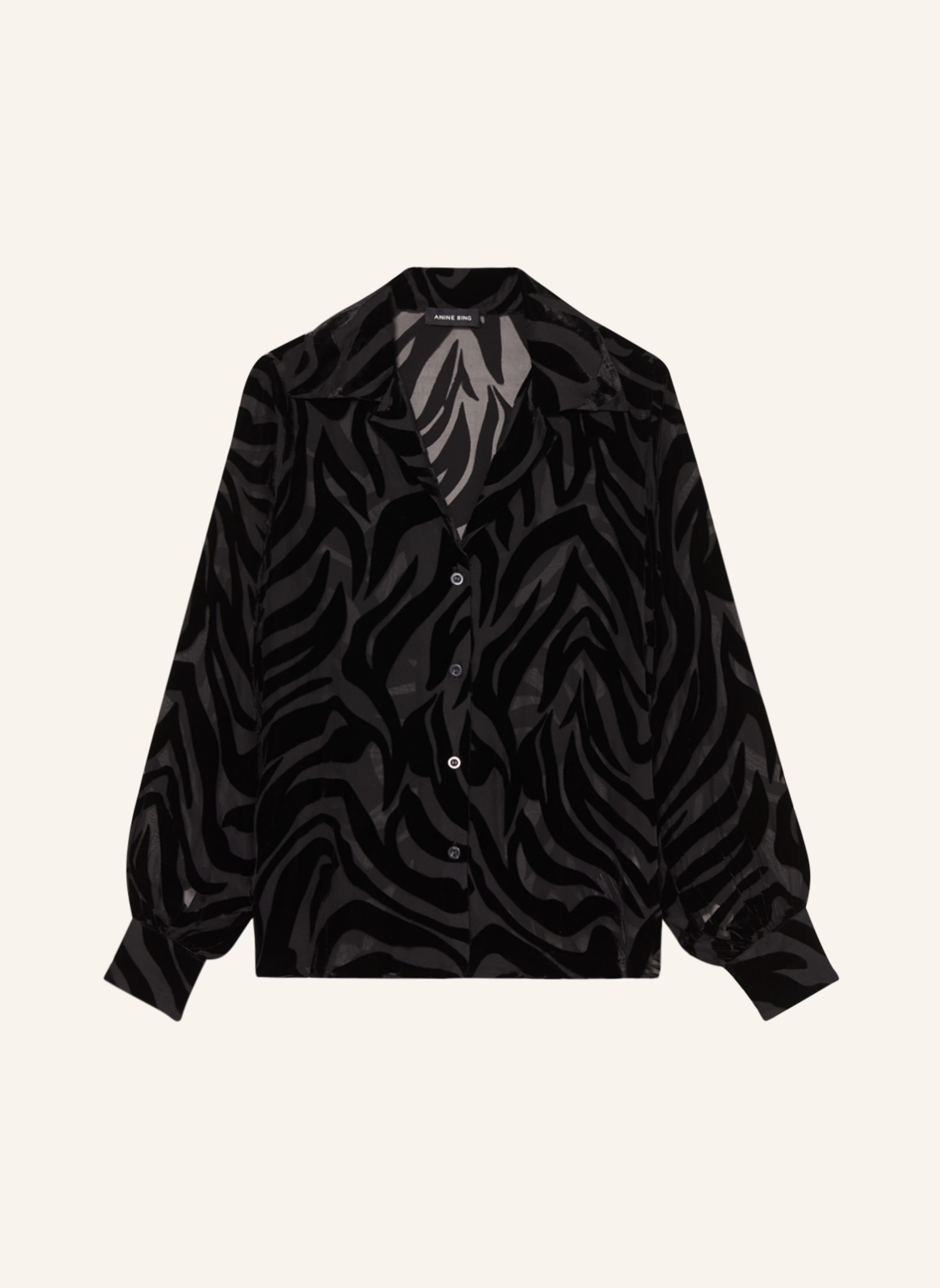 Anine bing store zebra sweater