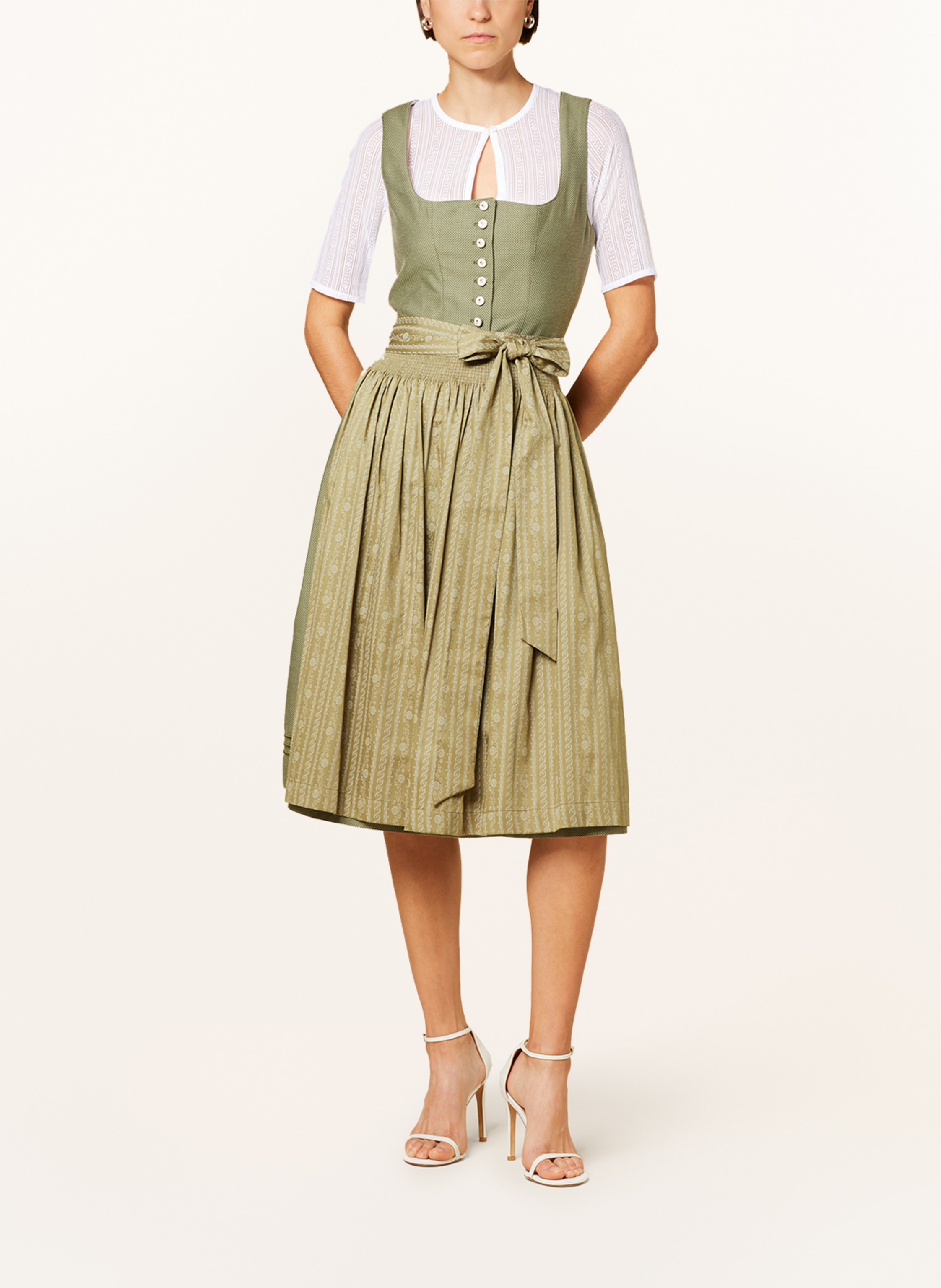 Thumbnail - Hammerschmid Dirndlbluse Dunja Aus Spitze weiss