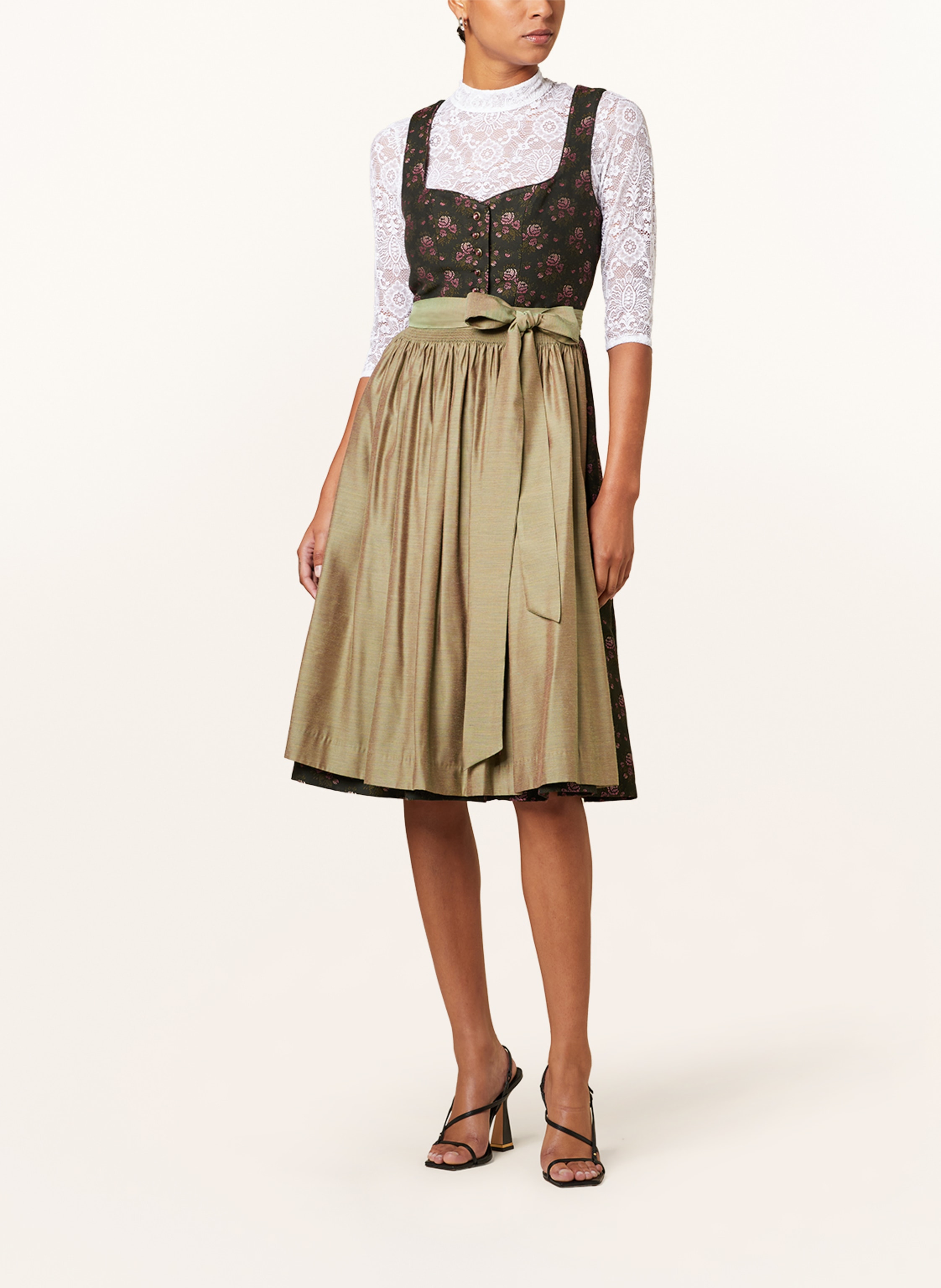 Thumbnail - Hammerschmid Dirndlbluse Babsi Aus Spitze Mit 3/4-Arm weiss
