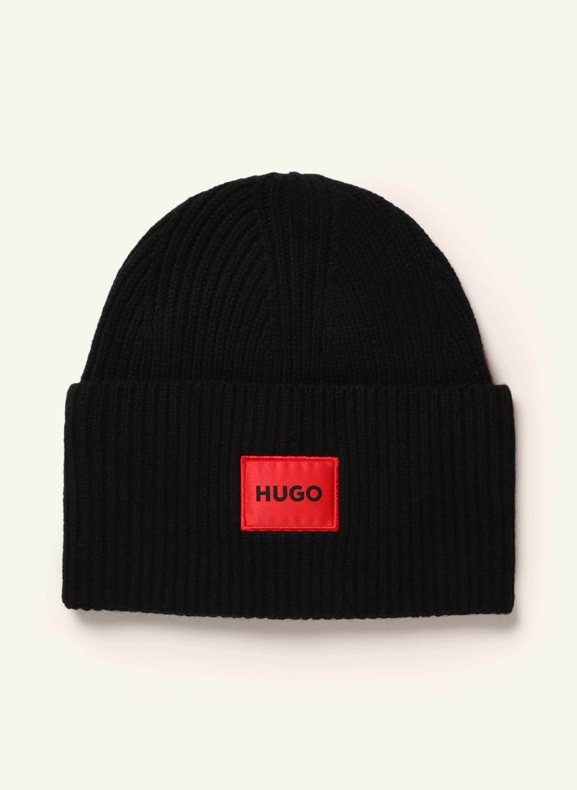 Hugo Hugo Mütze Saffa schwarz in SCHWARZ / ROT