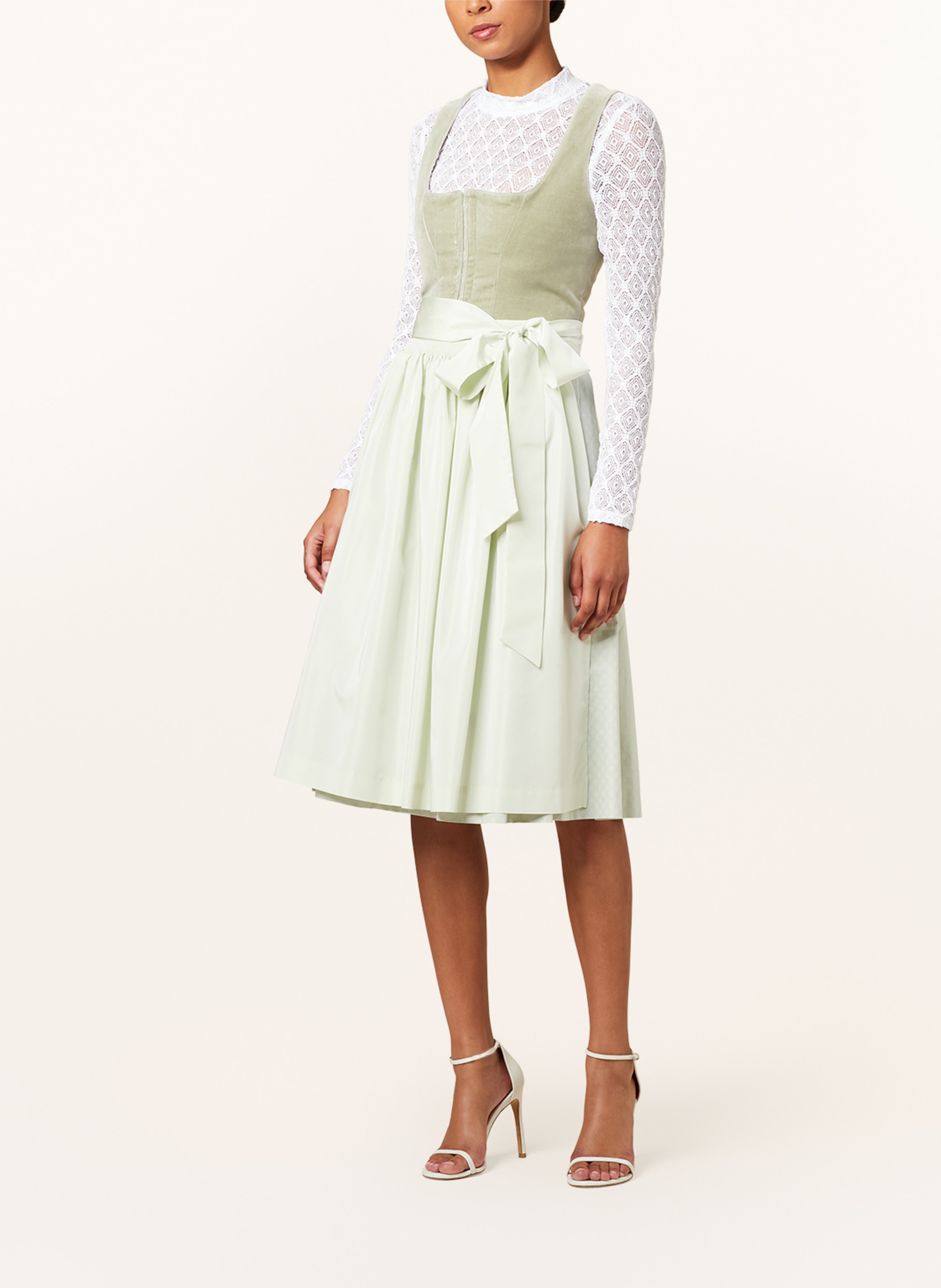 Thumbnail - Waldorff Dirndlbluse Aus Spitze weiss