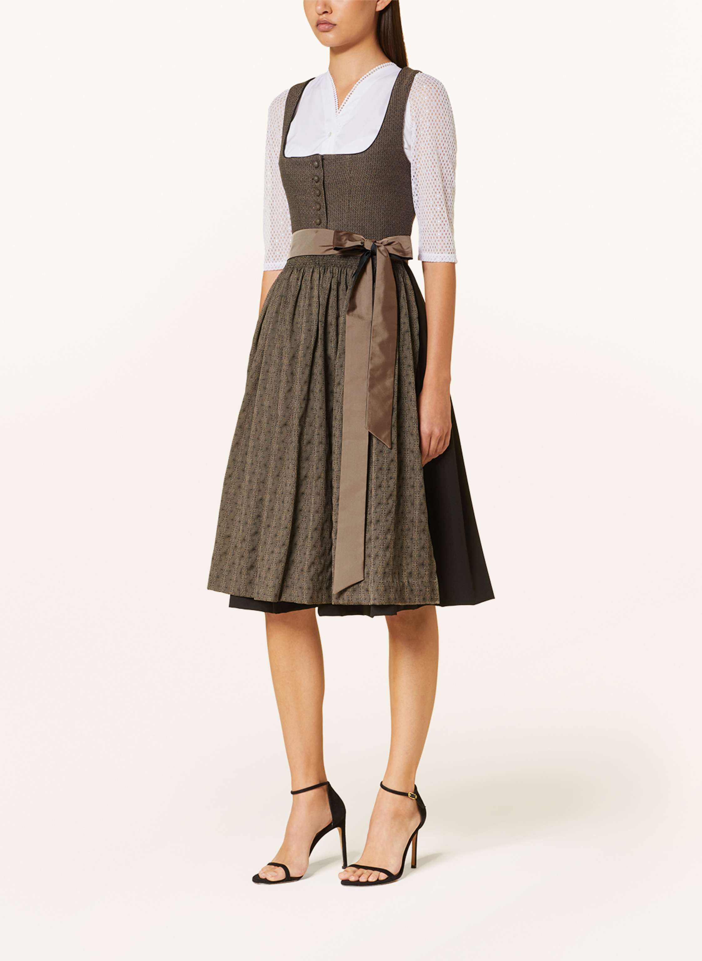 Thumbnail - Waldorff Dirndlbluse Mit 3/4-Arm weiss