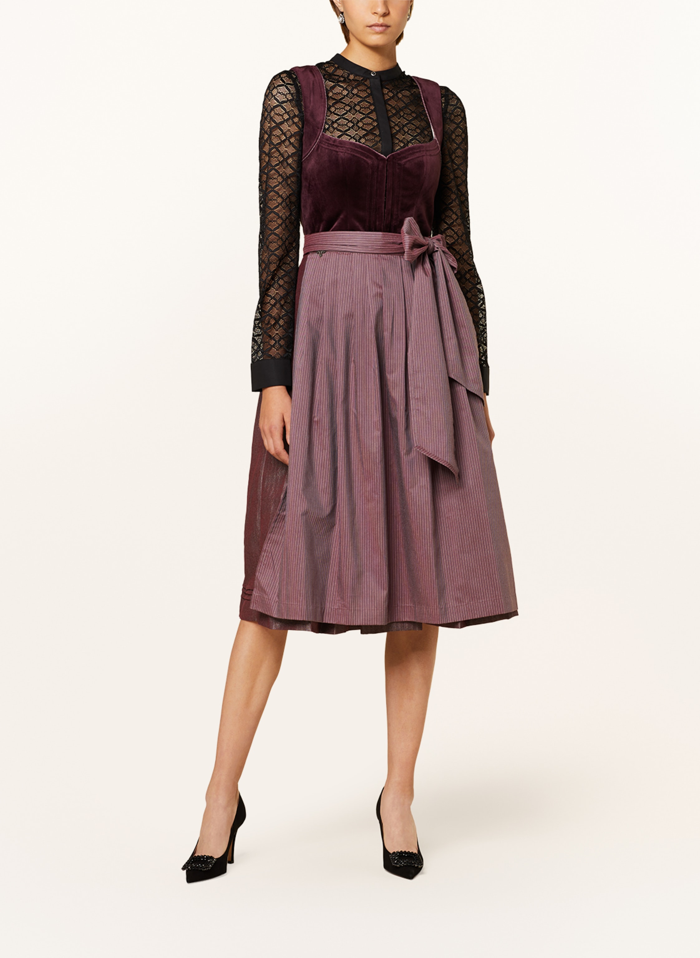 Thumbnail - Waldorff Dirndlbluse Aus Spitze schwarz