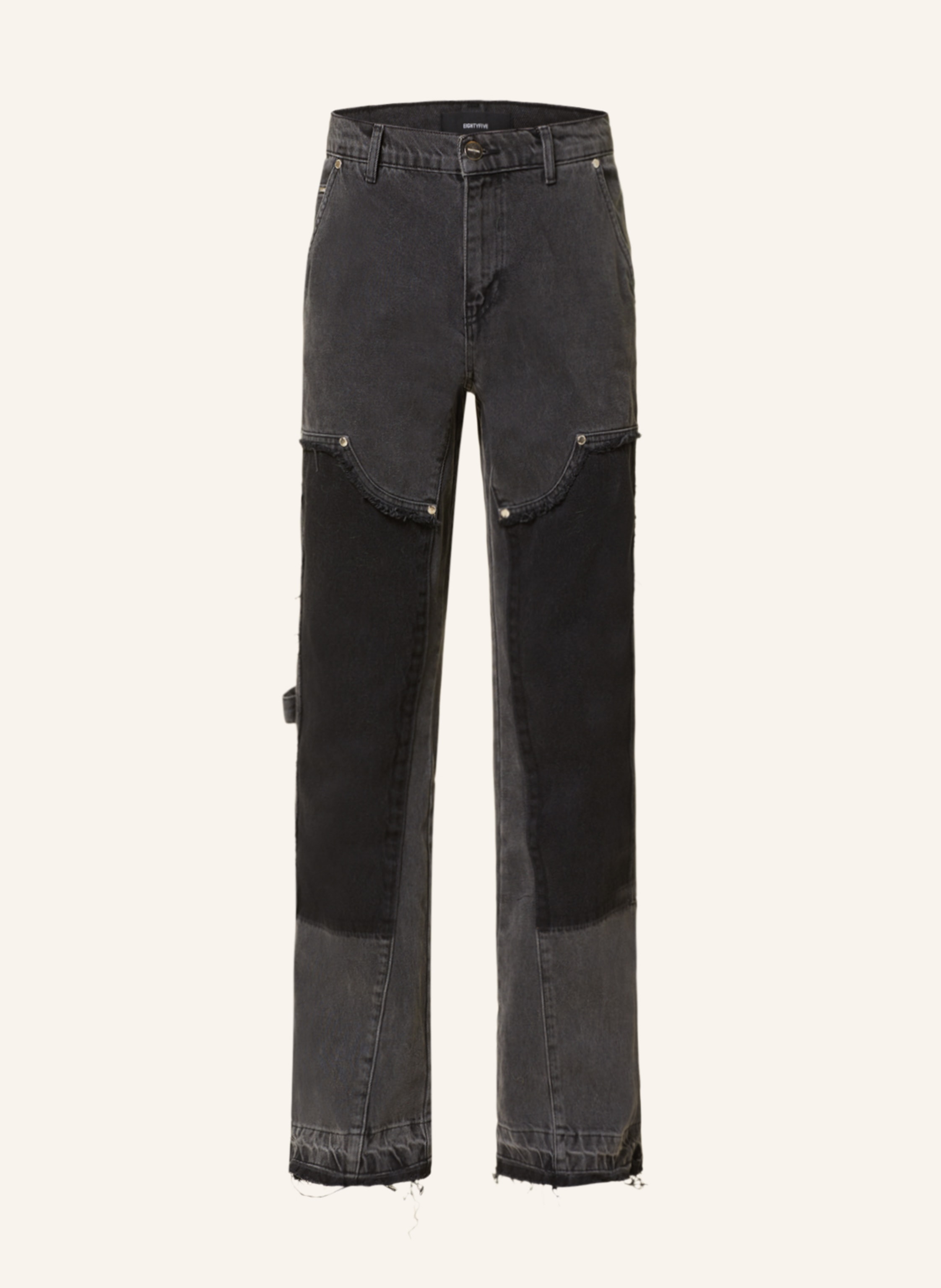 cyvist FLARE WEBBED DENIM BLACK size28