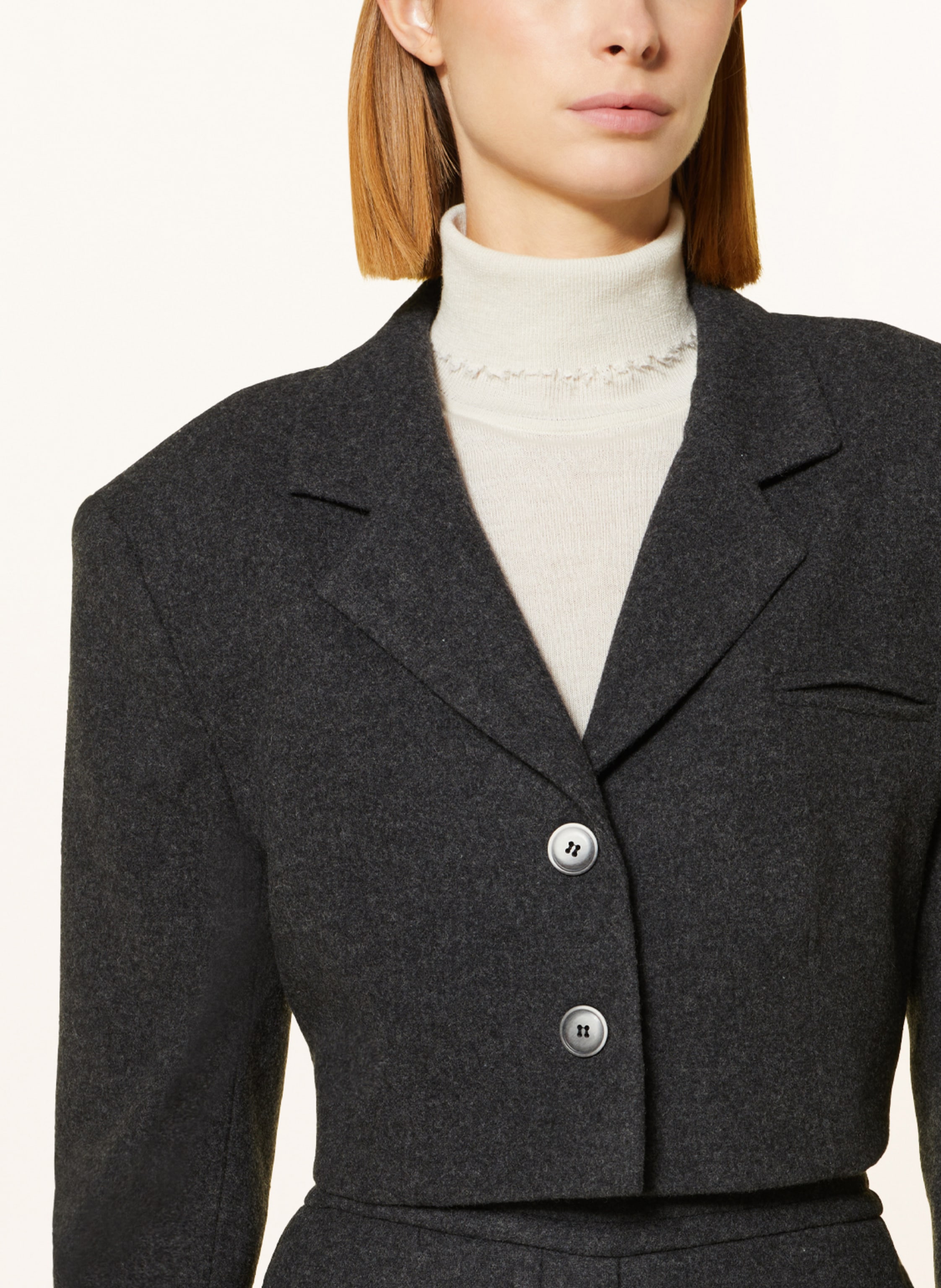 Thumbnail - Gitta Banko Cropped-Blazer Taylor grau