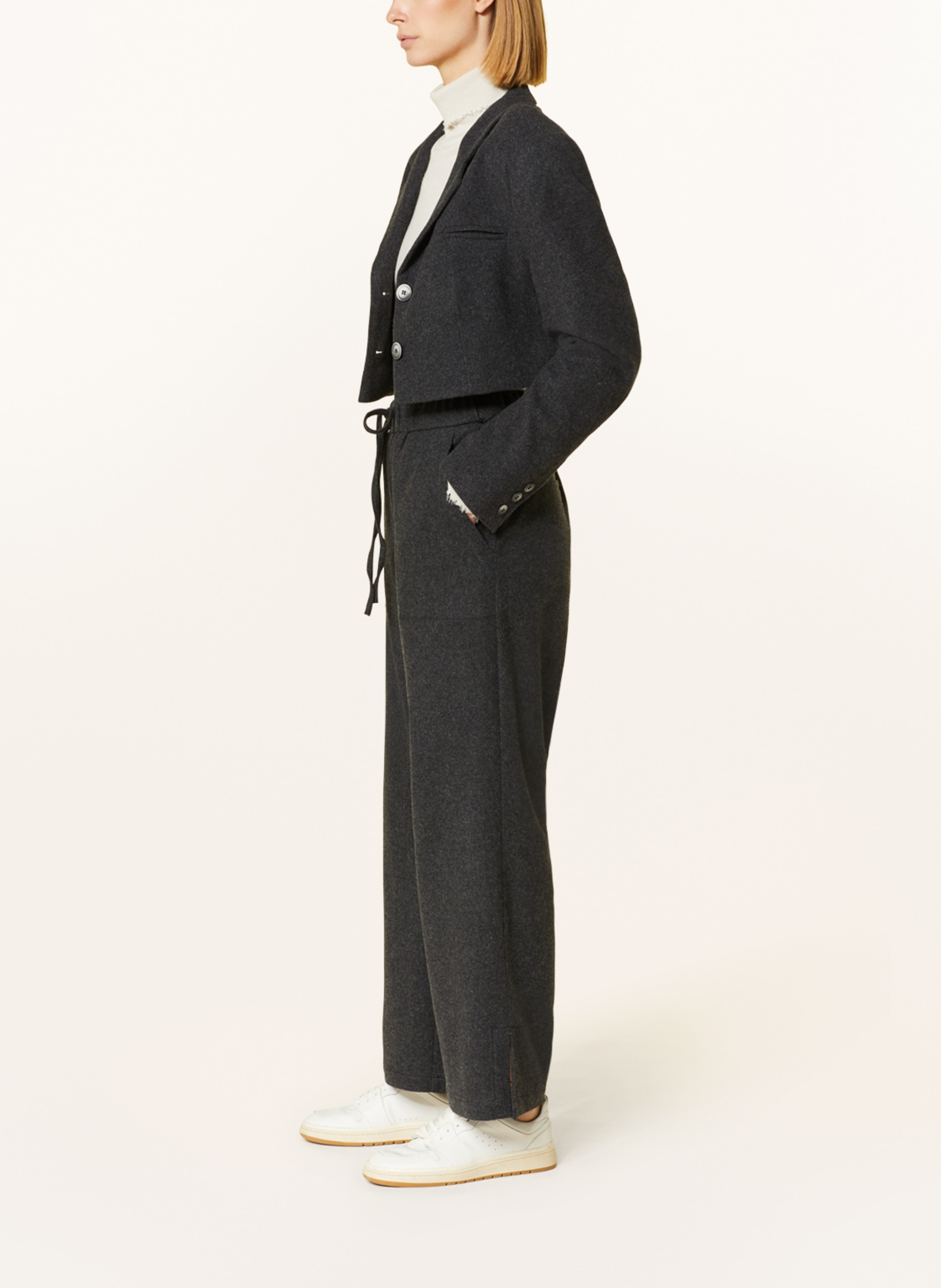 Thumbnail - Gitta Banko Hose Im Jogging-Stil grau