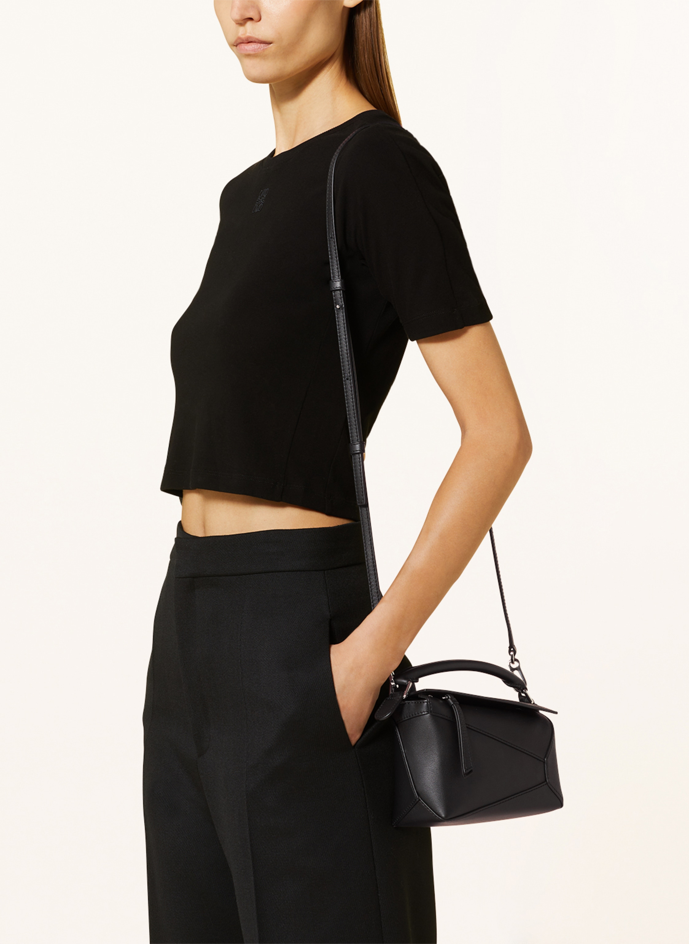 Thumbnail - Loewe Handtasche Puzzle Edge Mini schwarz