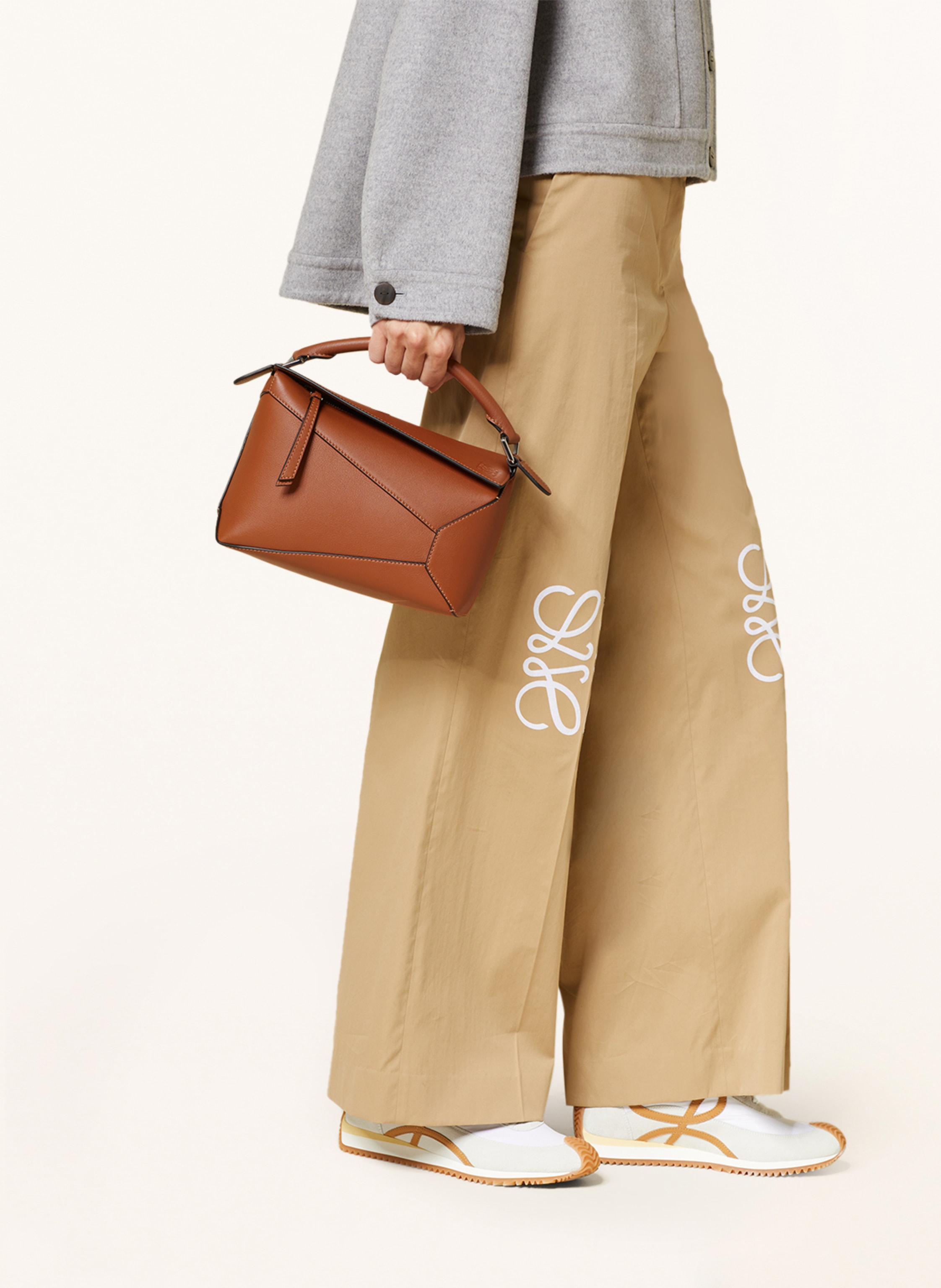 Thumbnail - Loewe Handtasche Puzzle Small braun