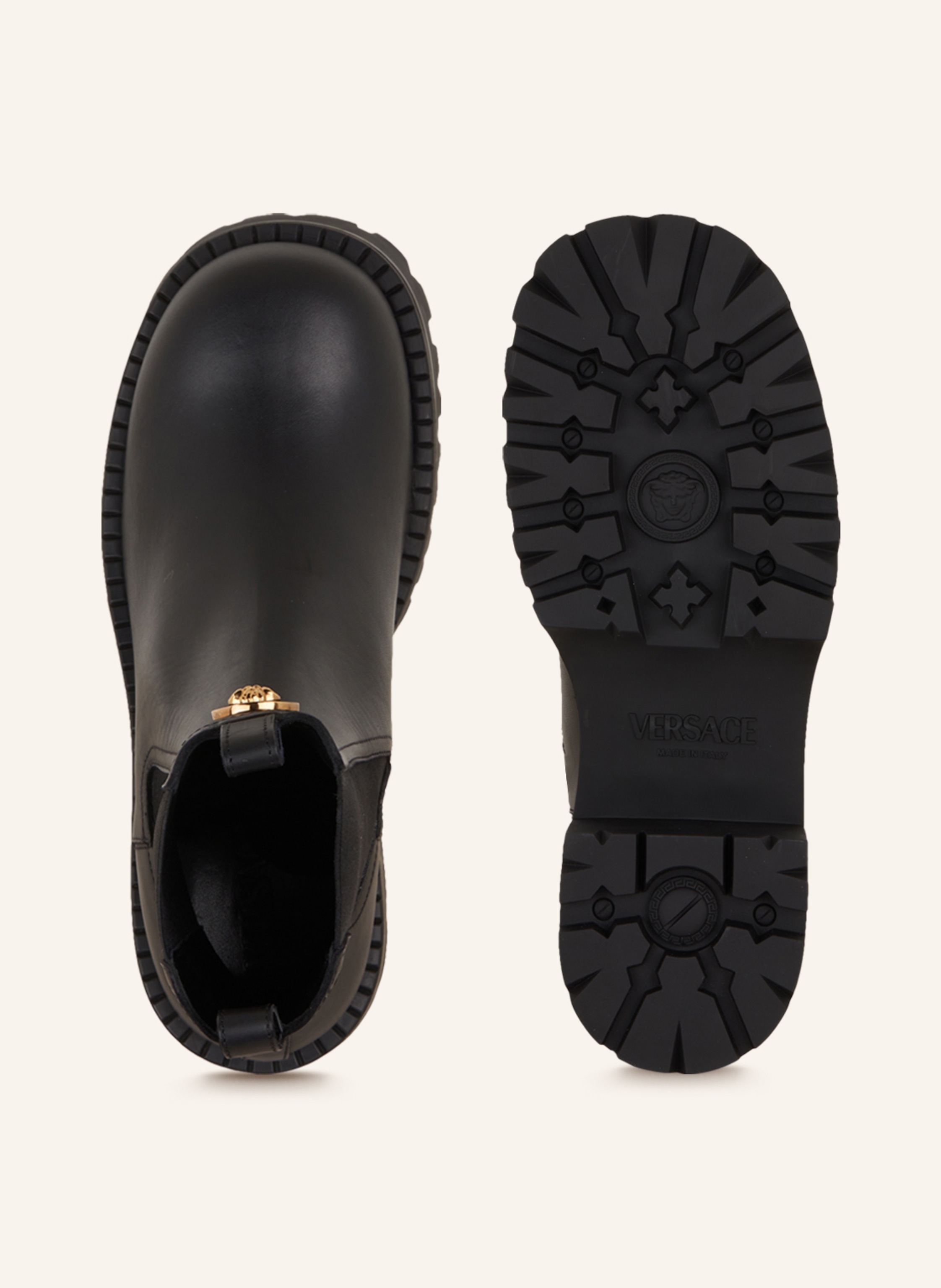 Thumbnail - Versace Chelsea-Boots schwarz