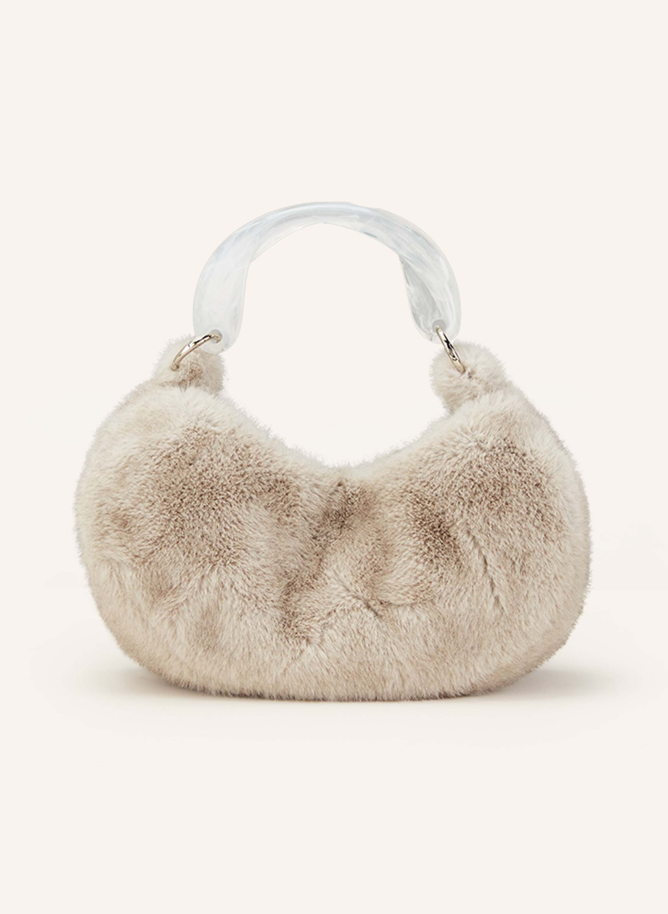 Faux fur baguette clearance bag